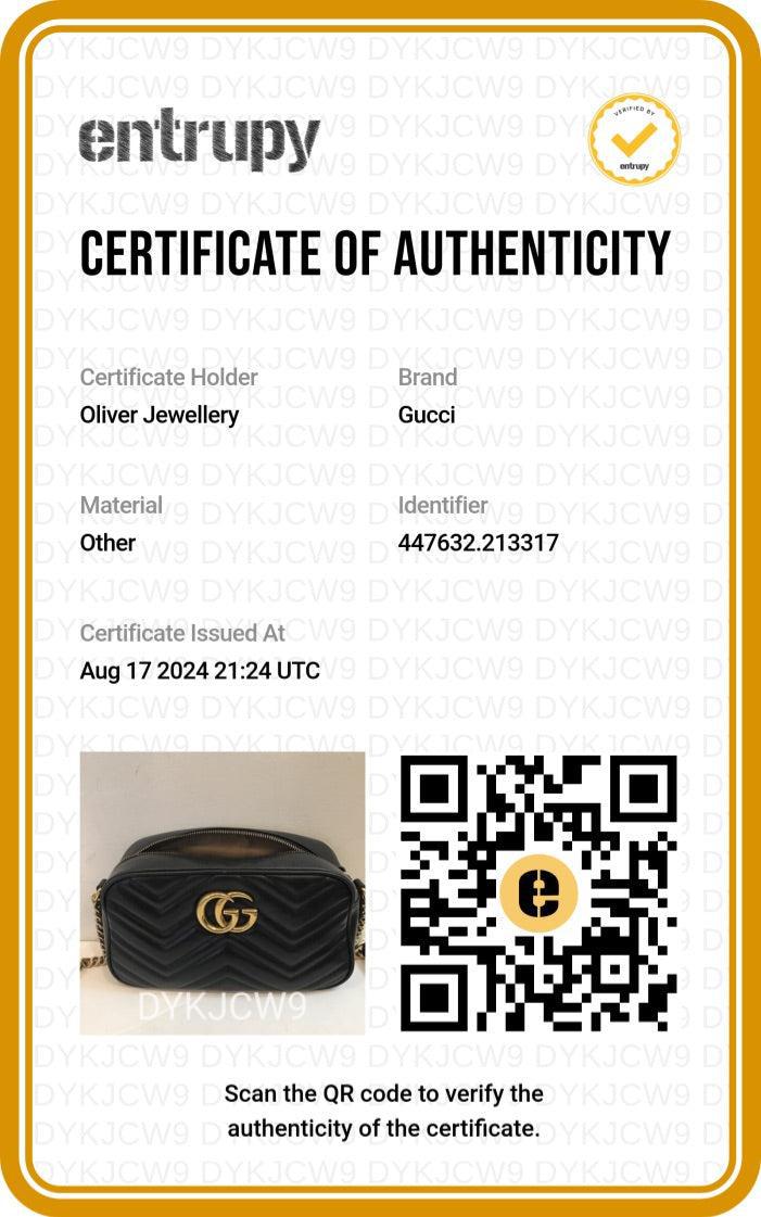 Gucci Black GG Marmont Matelasse Small Shoulder Bag