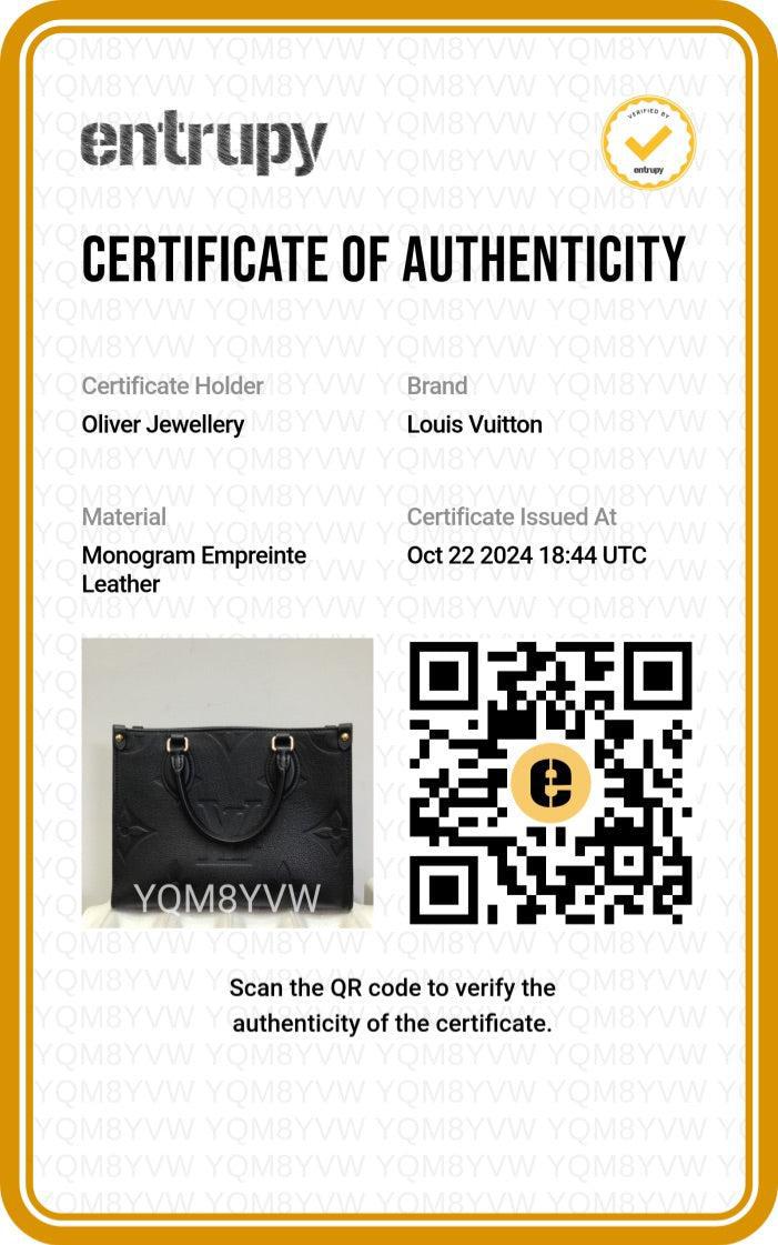Louis Vuitton Black Empreinte Monogram OnTheGo PM