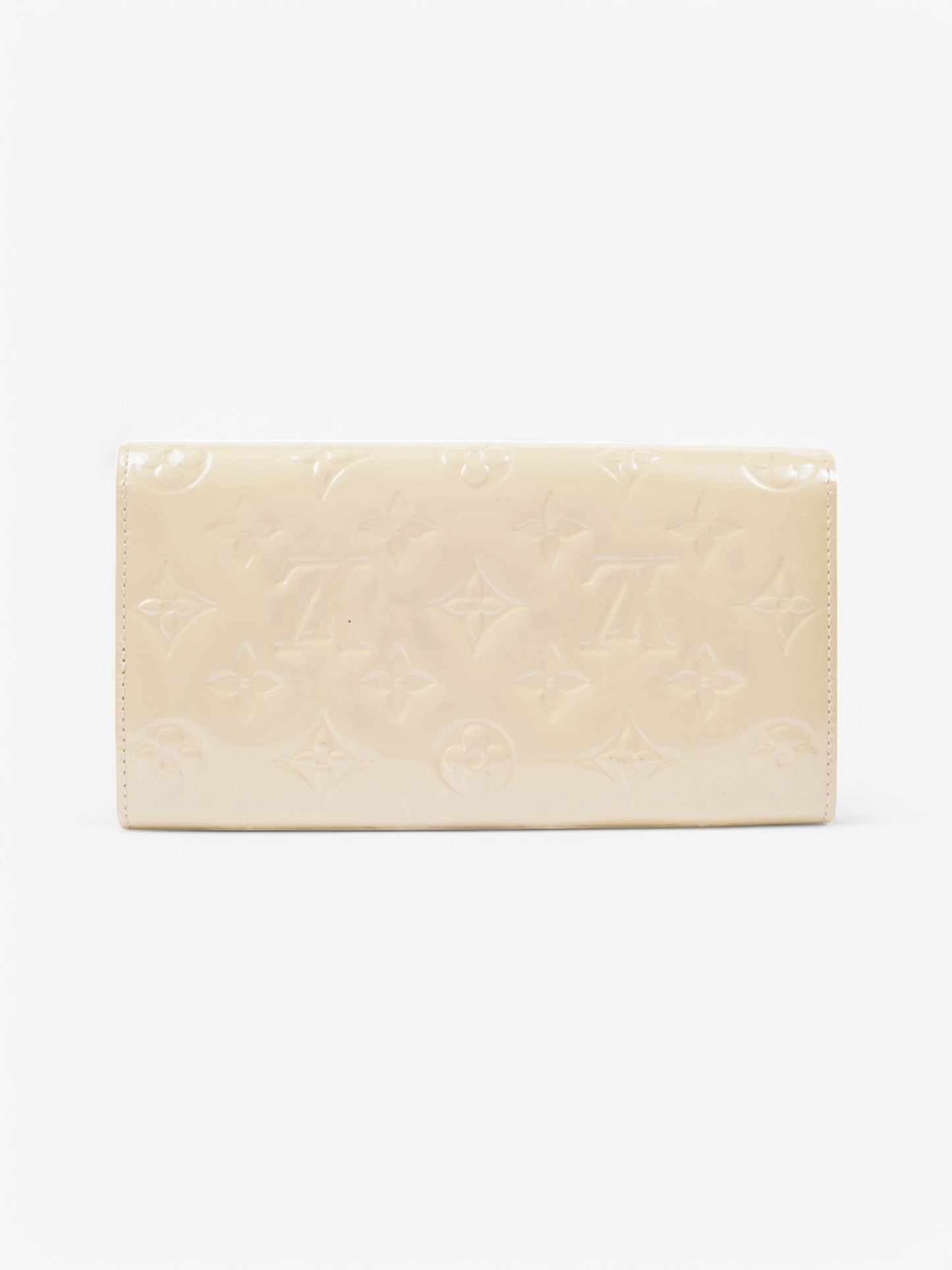 Louis Vuitton Sarah Wallet Cream Vernis Leather