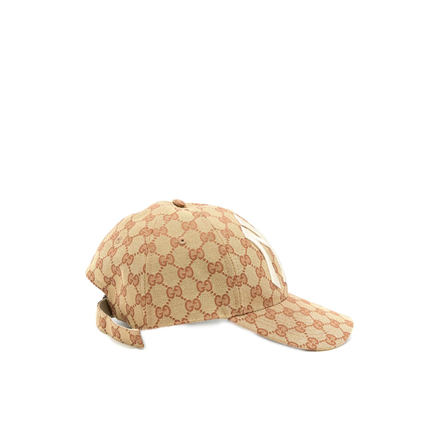 Gucci Yankees-logo Cap Canvas Beige