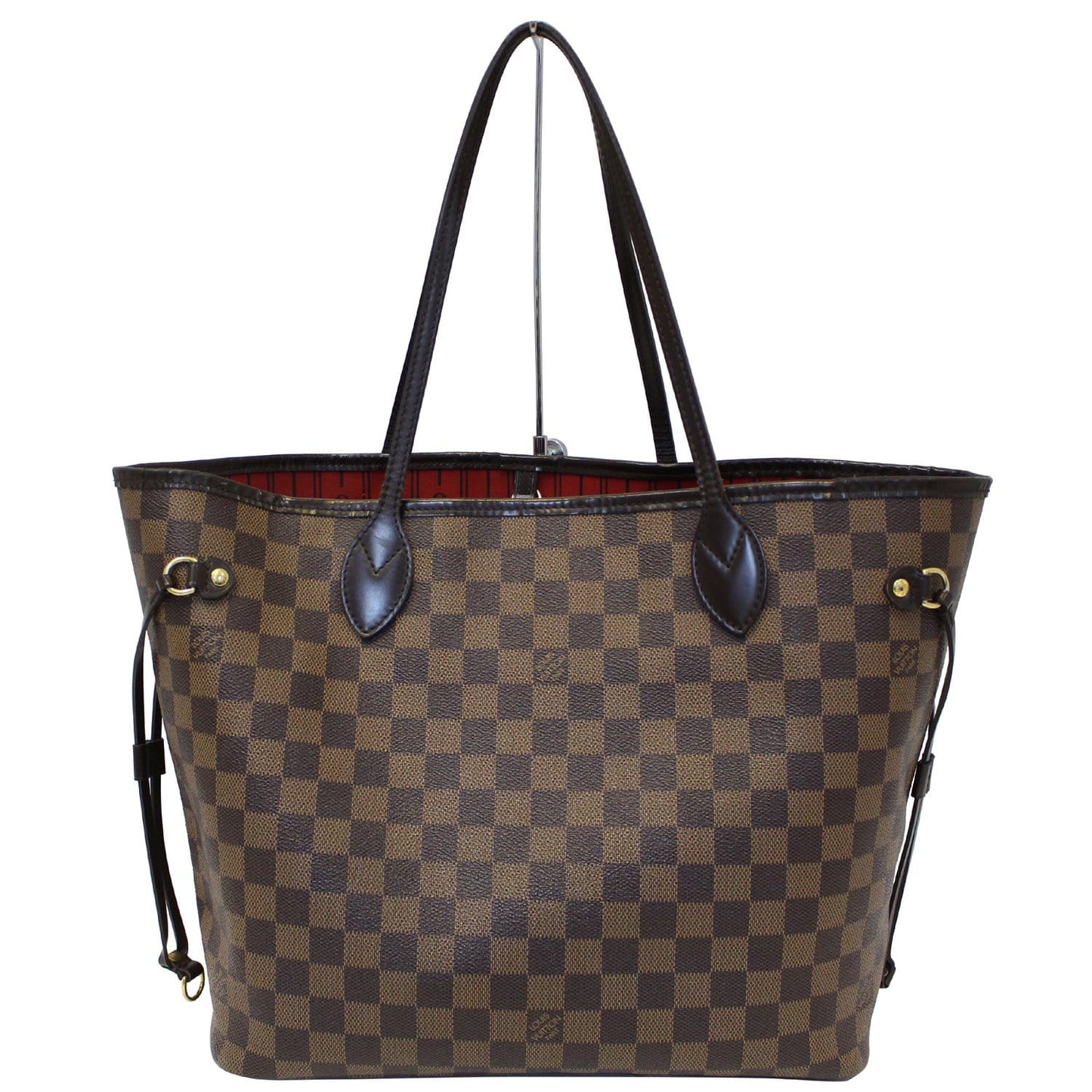 LOUIS VUITTON Neverfull MM Damier Ebene Tote Shoulder Bag