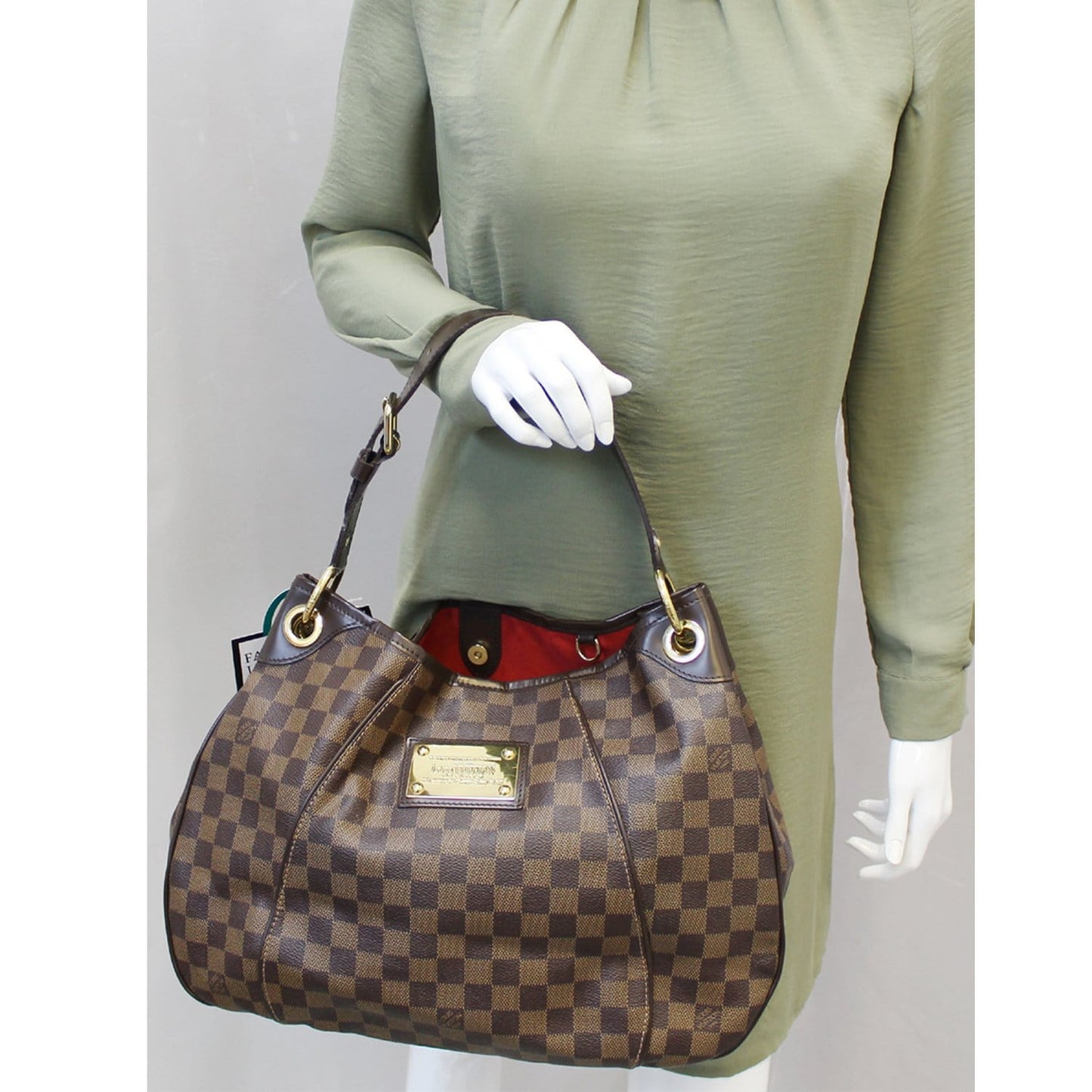 LOUIS VUITTON Galliera PM Damier Ebene Shoulder Bag