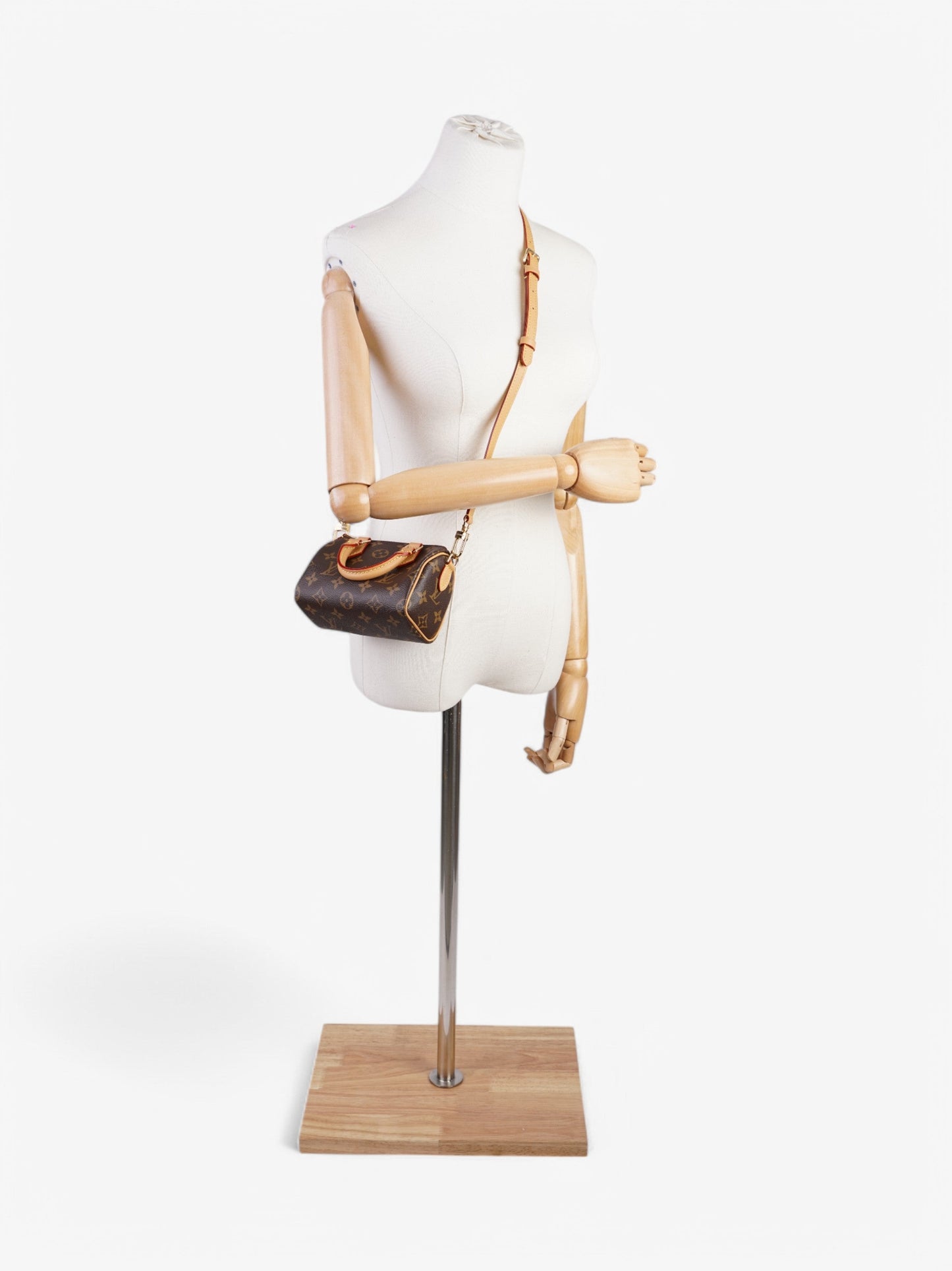 Louis Vuitton Speedy Bandouliere Monogram Coated Canvas Nano