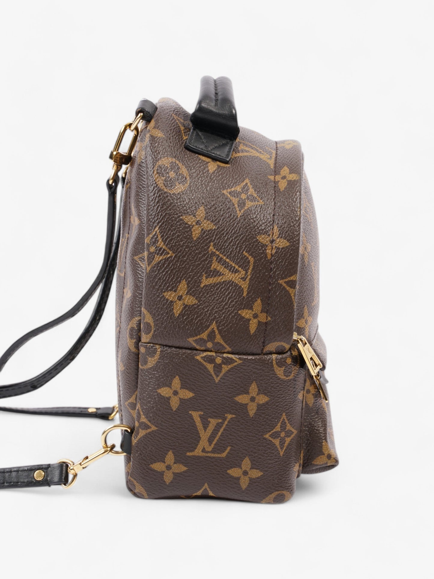 Louis Vuitton Palm Springs Monogram / Black Coated Canvas Mini