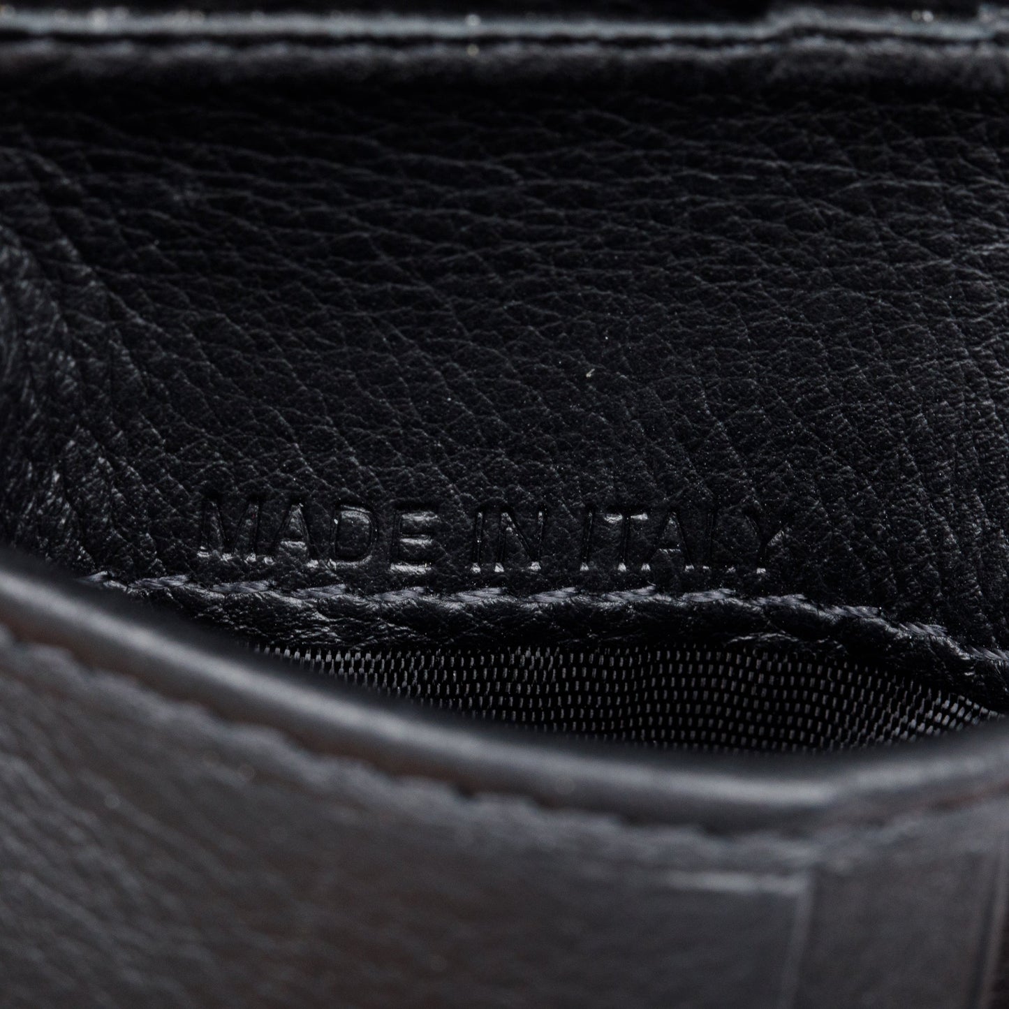 Valentino Black Calfskin Go Logo Bifold Wallet