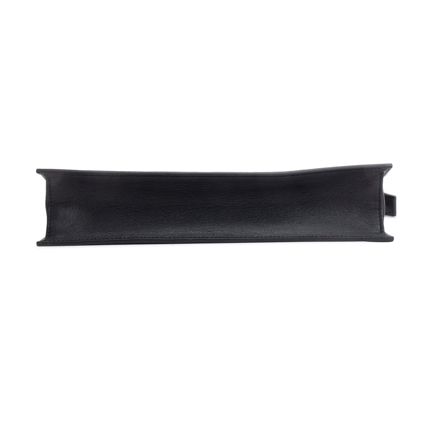 Valentino Black Calfskin Leather Signature Vlogo Pouch