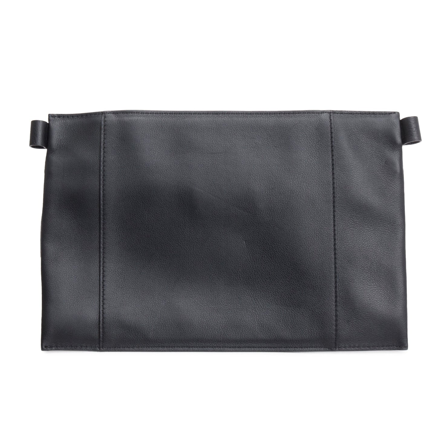 Valentino Black Calfskin Leather VLTN Messenger Pouch