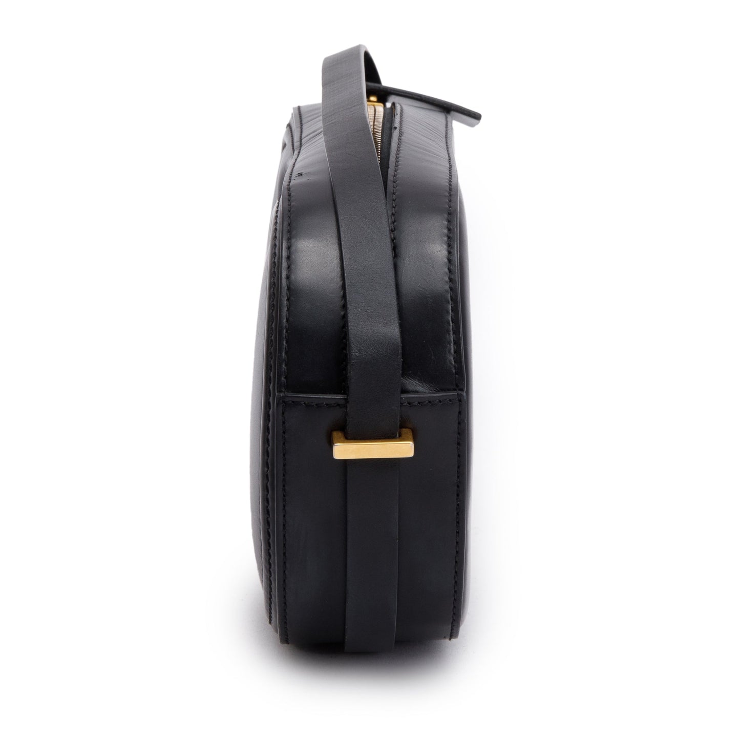 Valentino Black Calfskin Leather Vlogo Walk Crossbody Bag