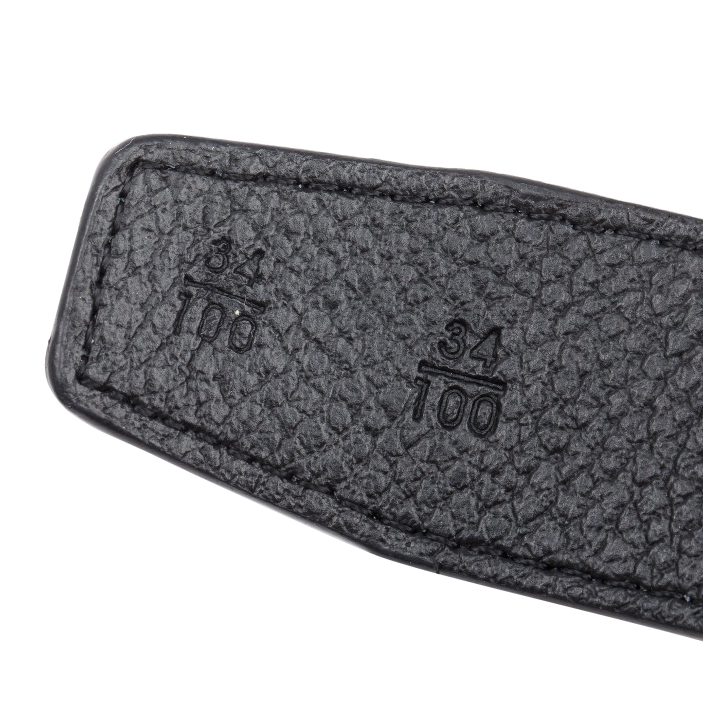 Valentino Grey/Black Calfskin Leather Crystal Vlogo Signature 30 MM Leather Belt, 100 34