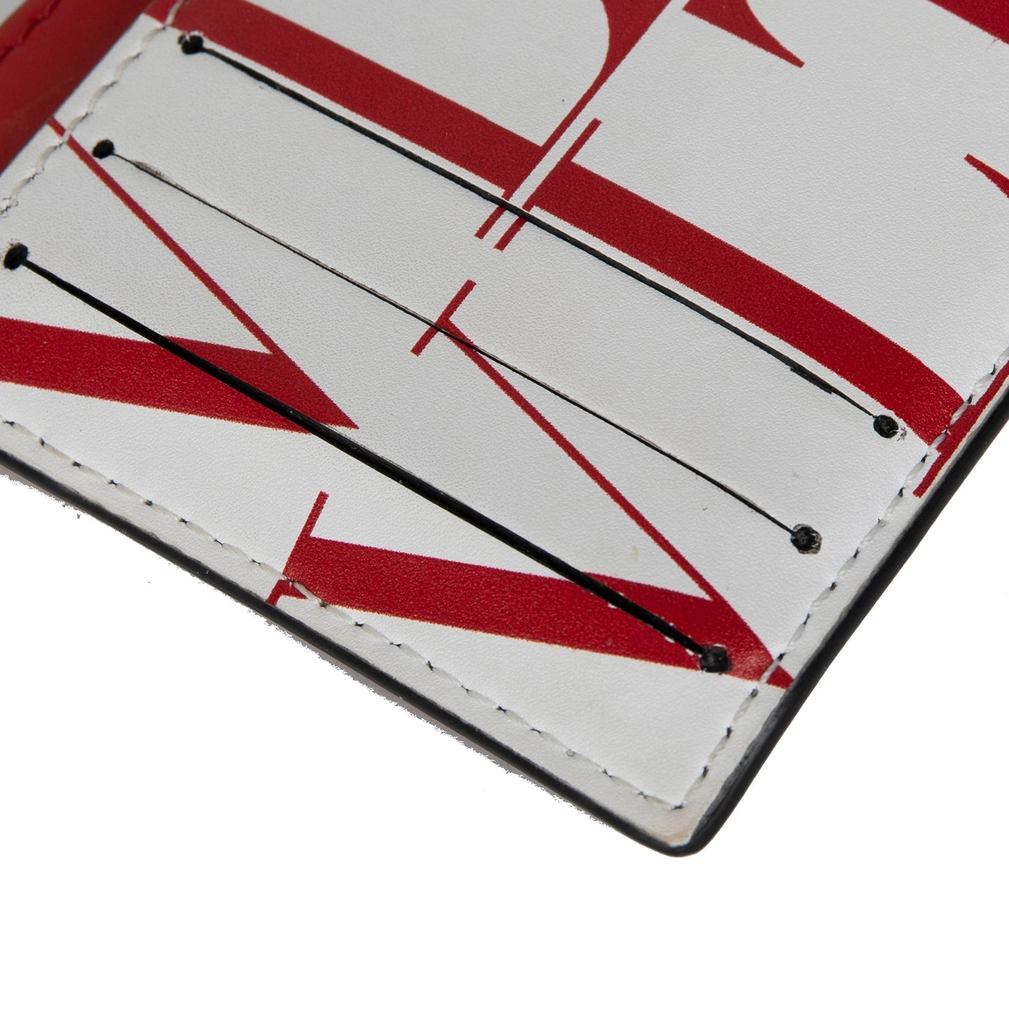Valentino Leather Logo Card Holder