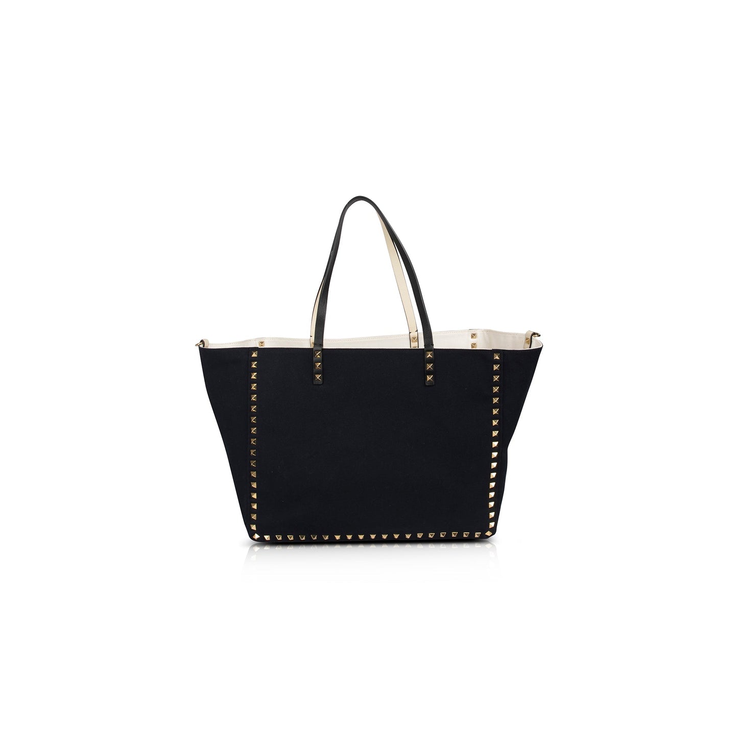 Valentino Medium Canvas Reversible Rockstud Tote