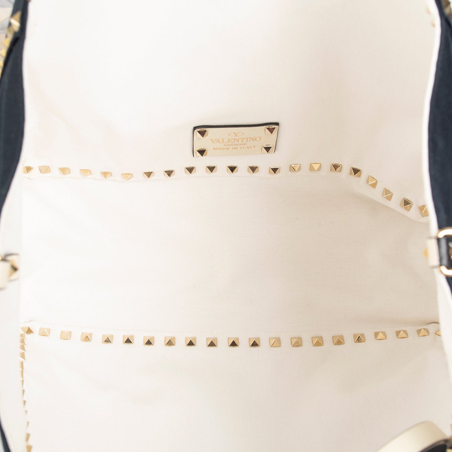 Valentino Medium Canvas Reversible Rockstud Tote