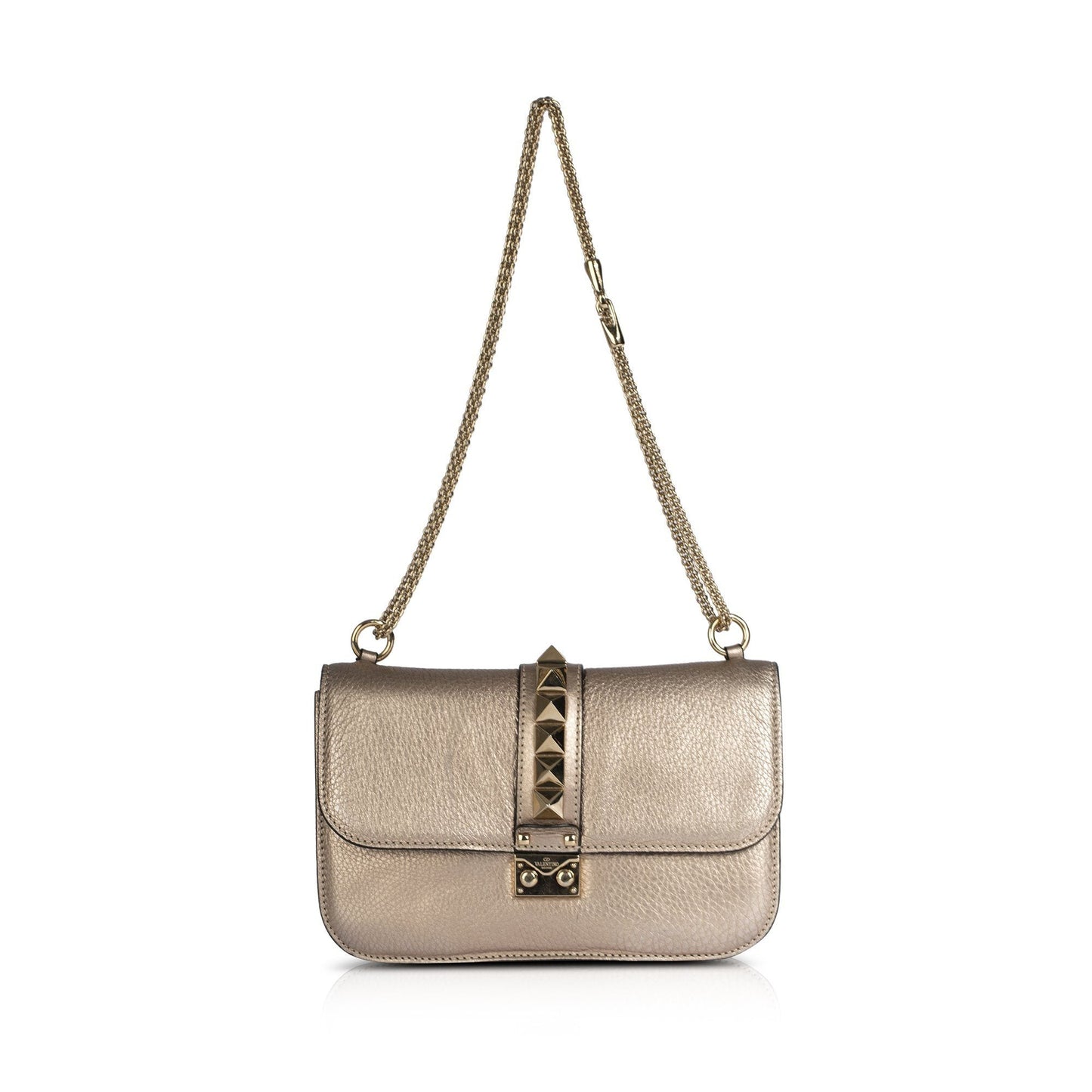 Valentino Medium Glam Lock Shoulder Bag