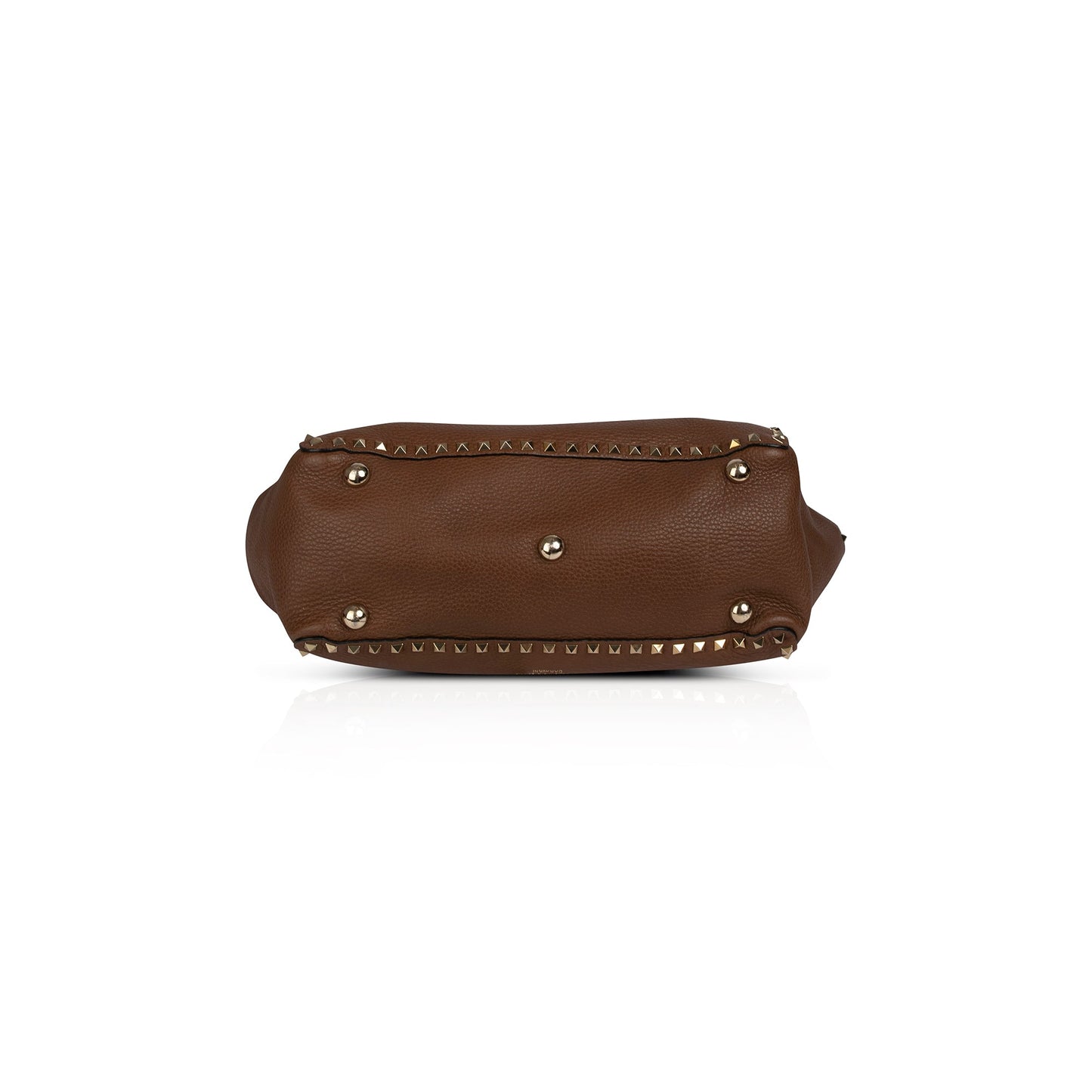 Valentino Medium Grainy Calfskin Rockstud Tote Bag