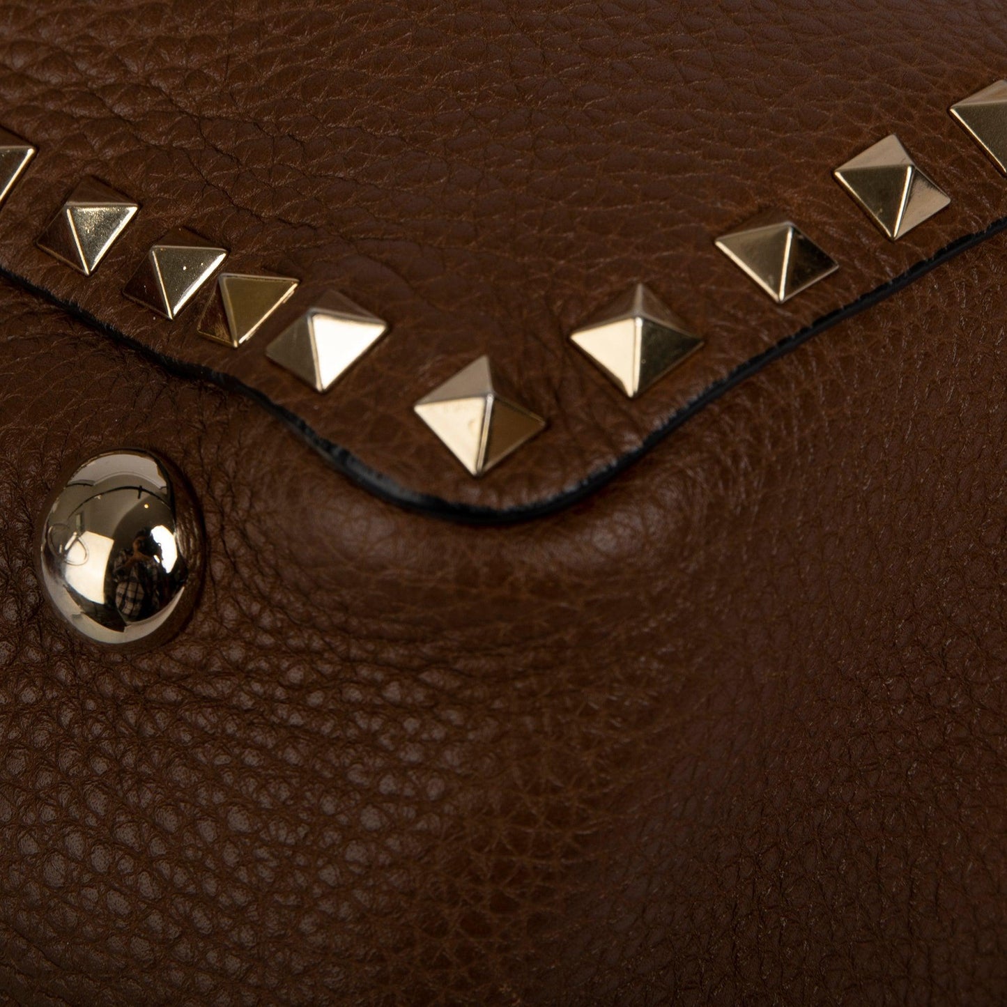 Valentino Medium Grainy Calfskin Rockstud Tote Bag