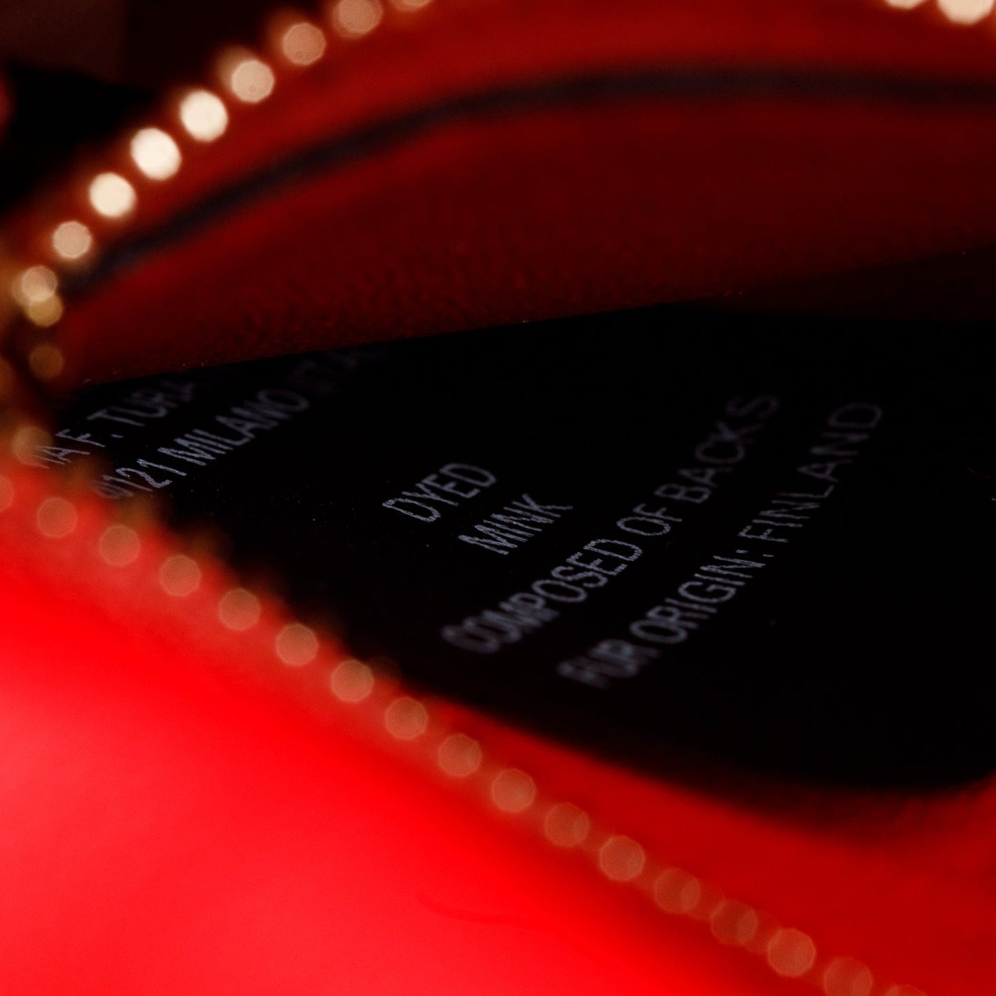 Valentino Red/Pink Leather Mink Spike Rockstud Spike Flap Shoulder Bag