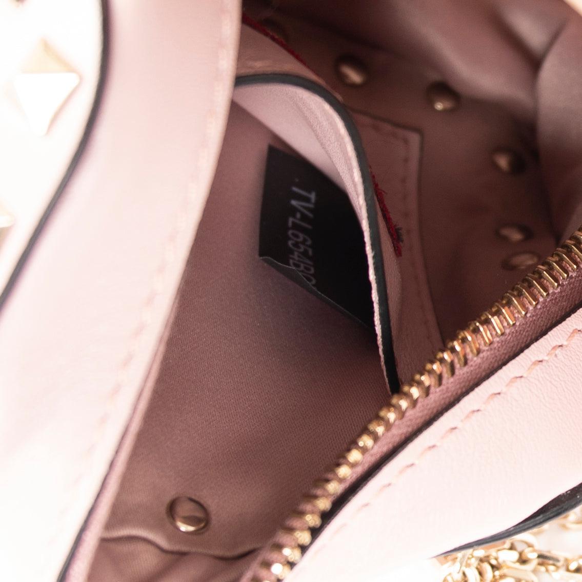 Valentino Rockstud Chain Camera Crossbody Bag