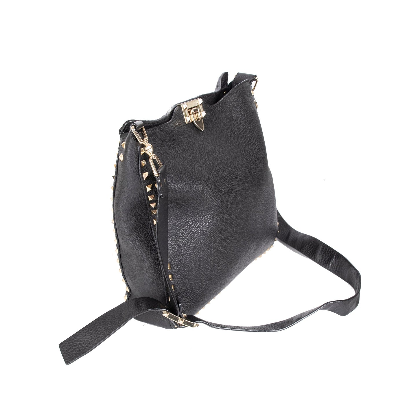 Valentino Rockstud Flip-Lock Messenger Bag