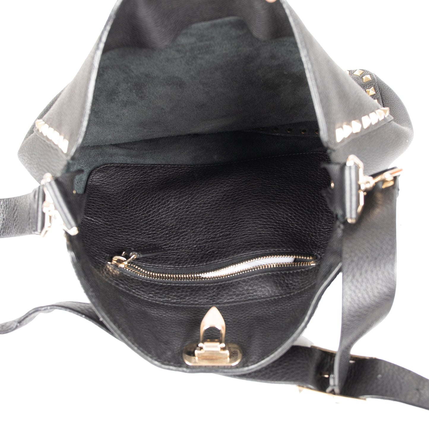 Valentino Rockstud Flip-Lock Messenger Bag