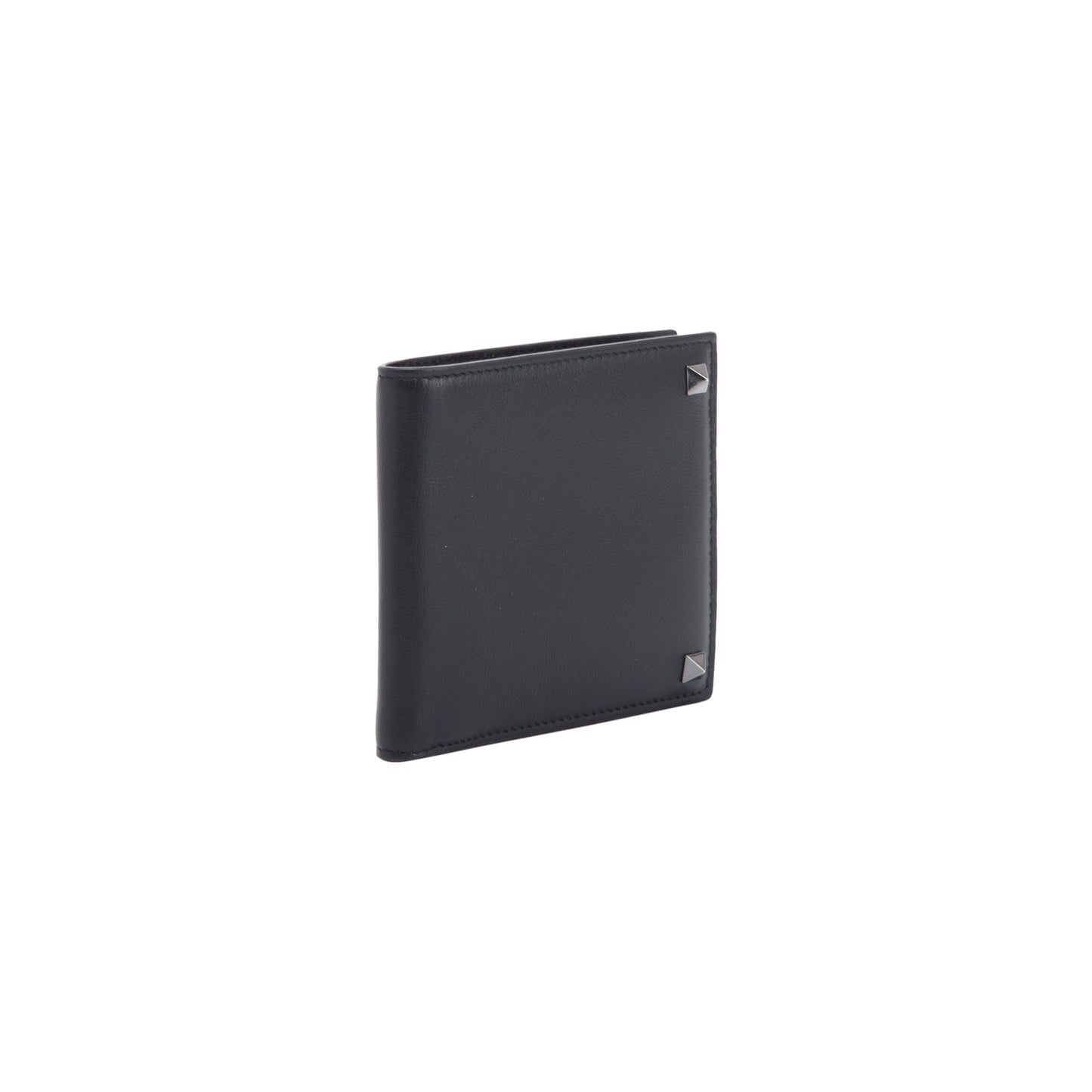 Valentino Rockstud Leather Bifold Wallet