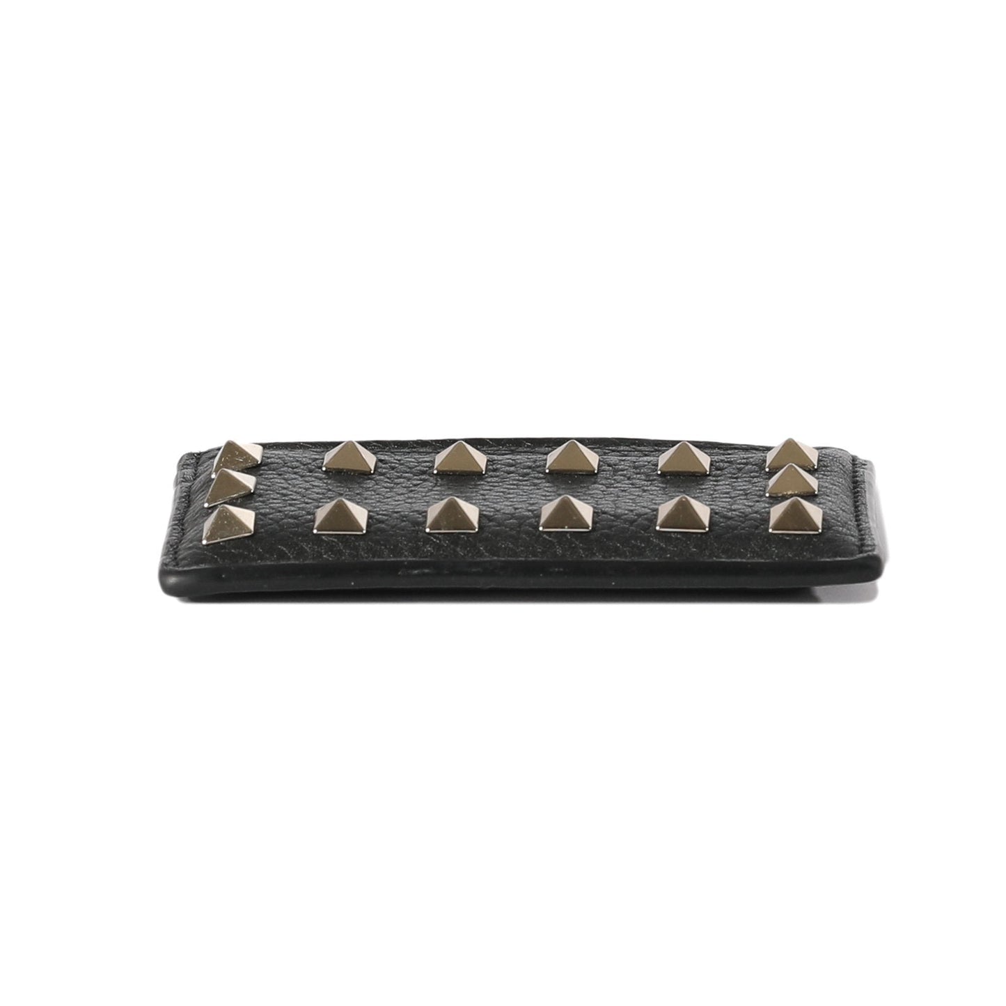 Valentino Rockstud Leather Card Holder