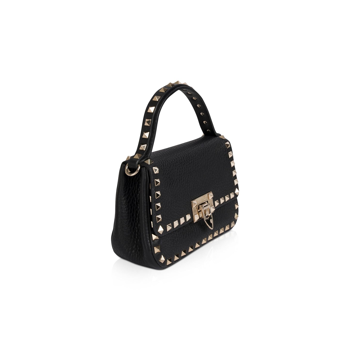 Valentino Small Rockstud Top Handle Crossbody Bag