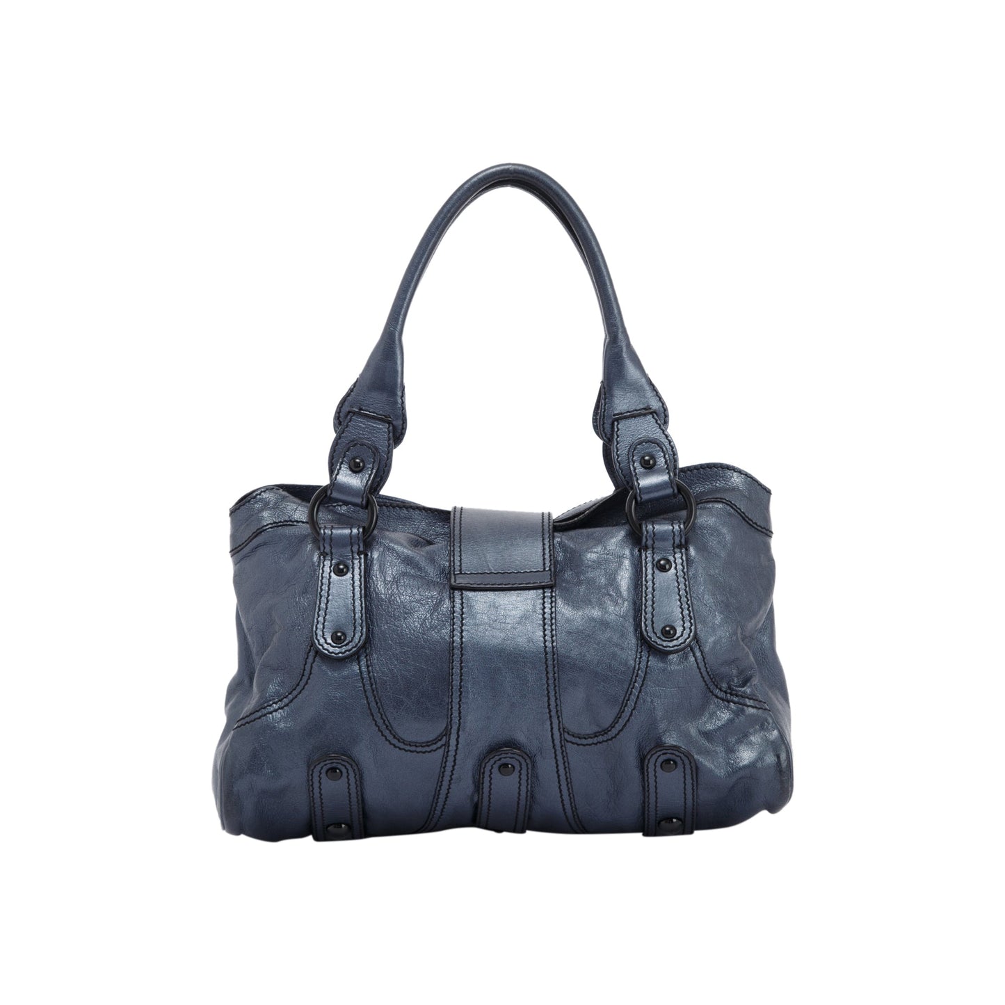 Valentino V-Logo Leather Shoulder Bag