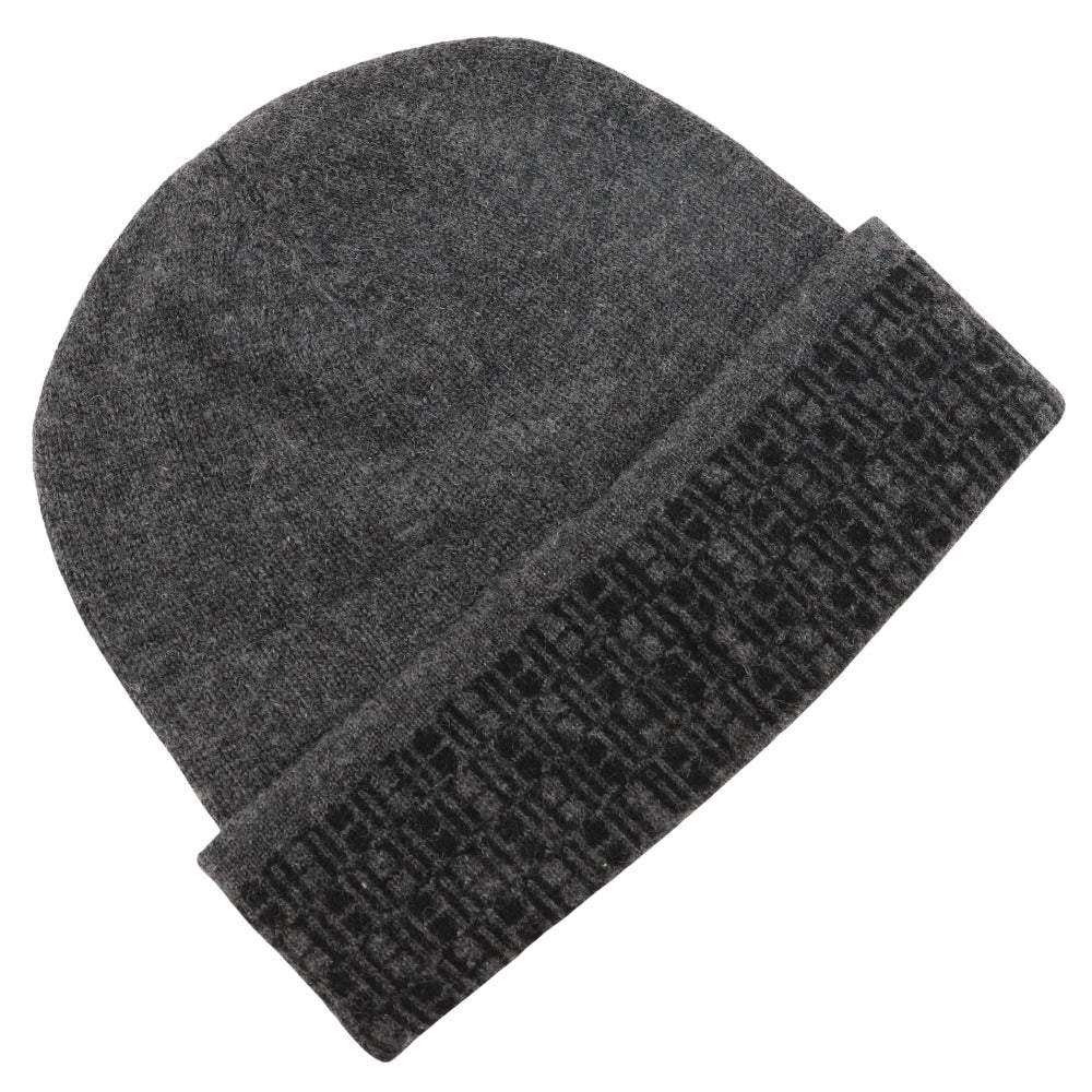 HERMES Other hats cashmere gray Knit hat Women(Unisex) LA