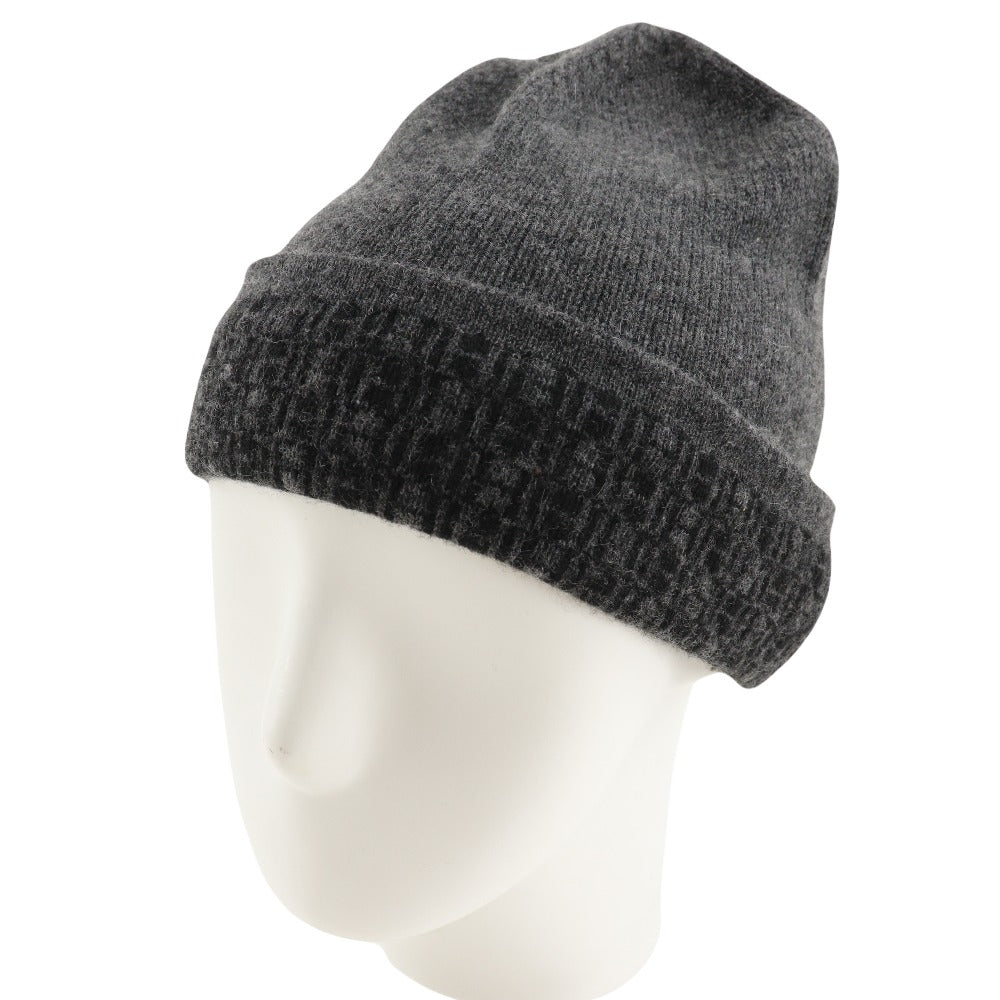 HERMES Other hats cashmere gray Knit hat Women(Unisex) LA