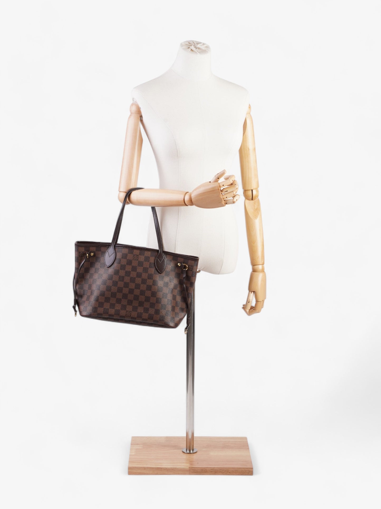 Louis Vuitton Neverfull Damier Ebene Coated Canvas PM