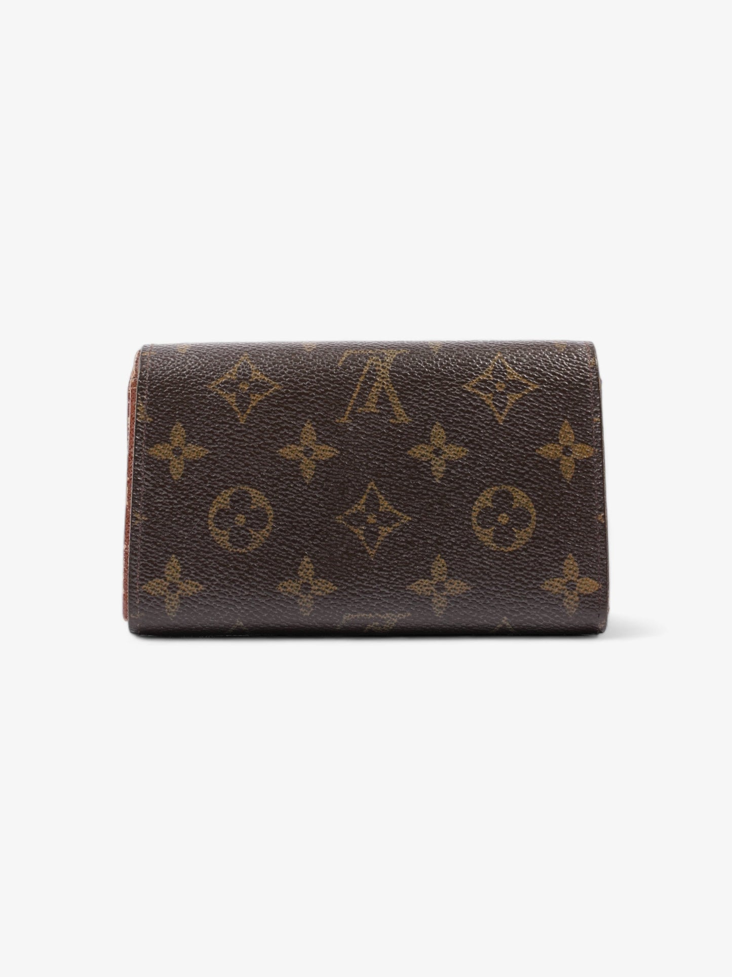 Louis Vuitton Portefeuil-TrÃ©sor Compact Wallet Monogram Coated Canvas