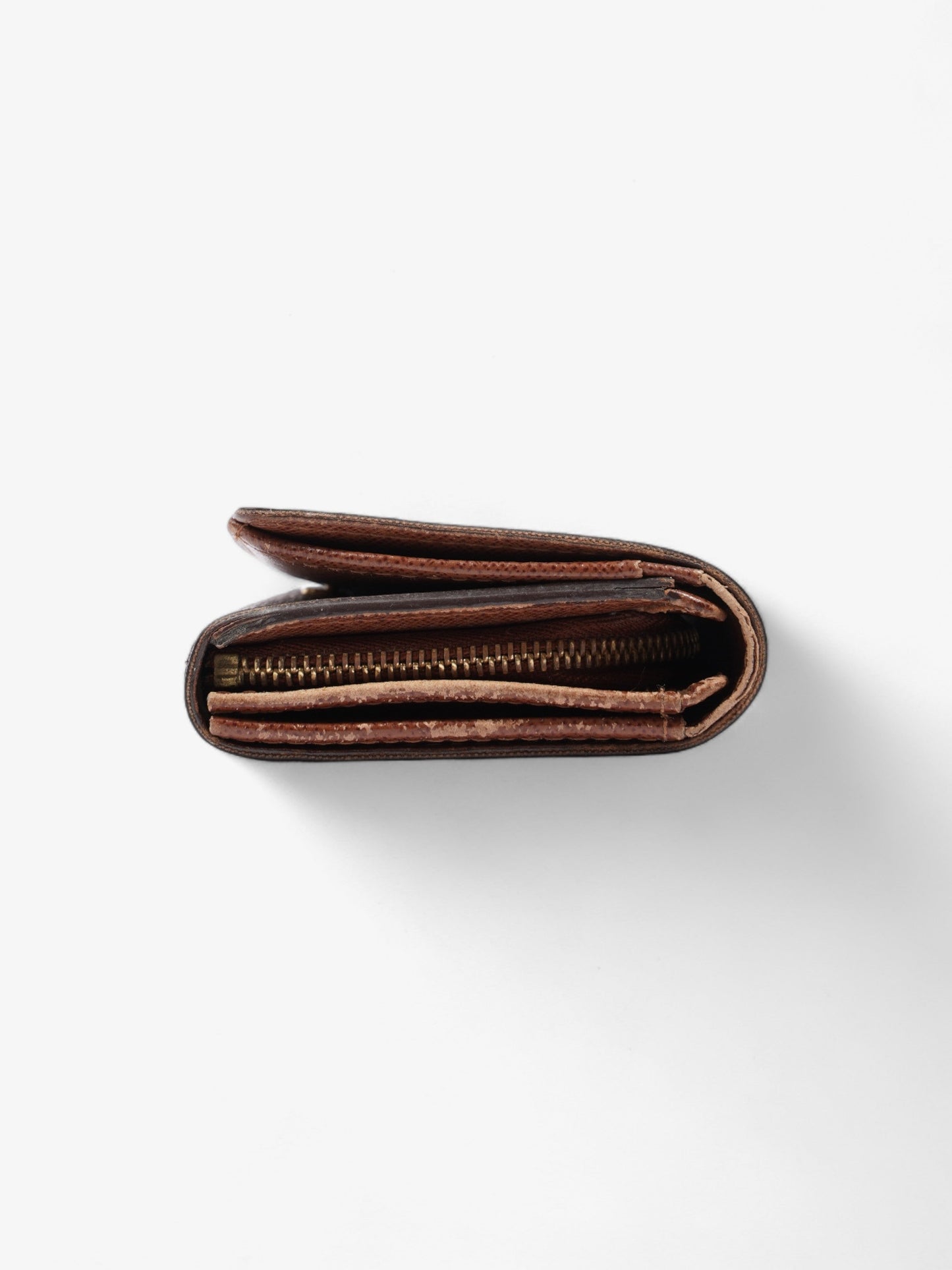 Louis Vuitton Portefeuil-TrÃ©sor Compact Wallet Monogram Coated Canvas