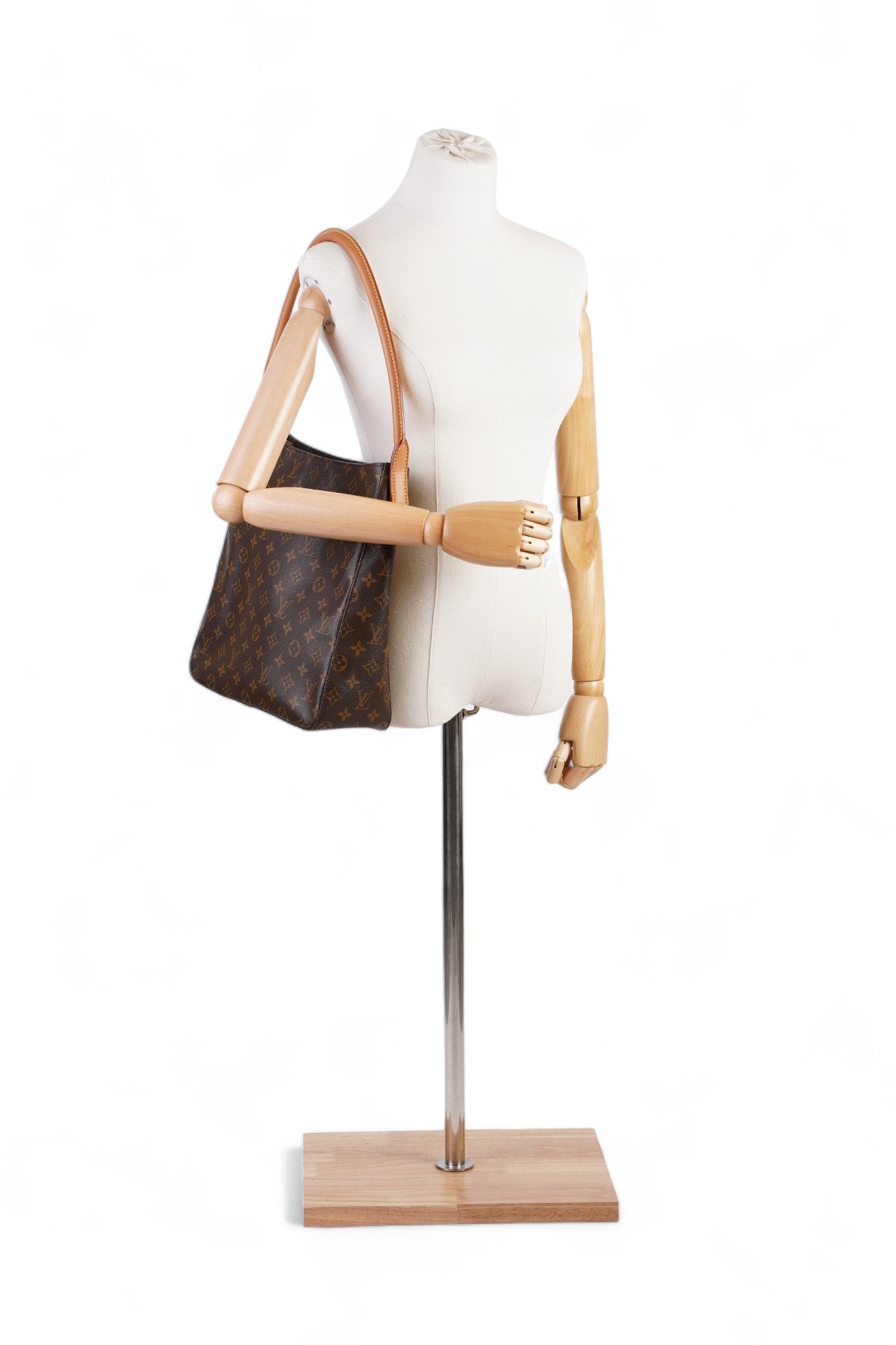 Louis Vuitton Looping Monogram Coated Canvas GM