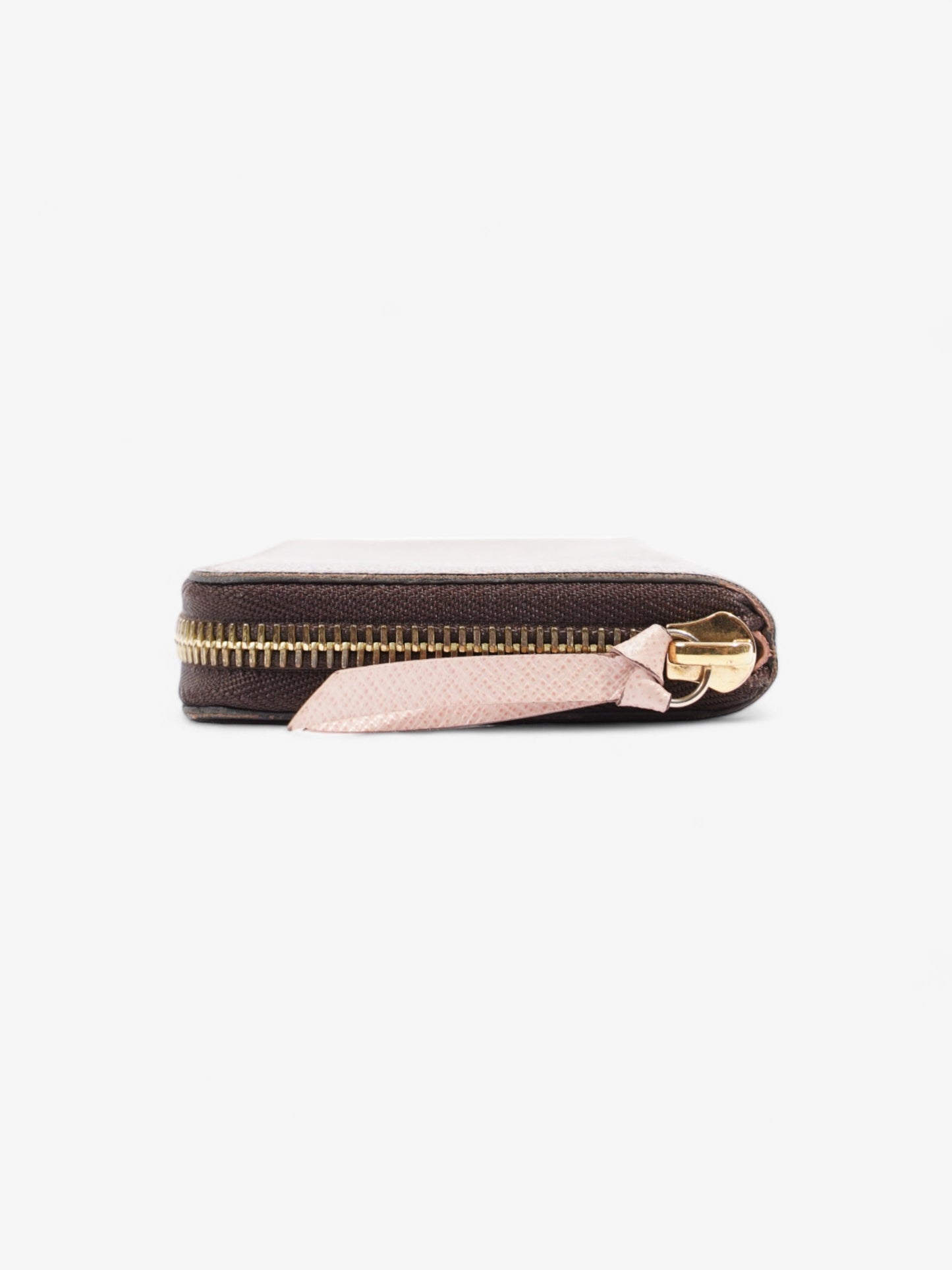Louis Vuitton Clemence Damier Ebene / Rose Ballerine Coated Canvas