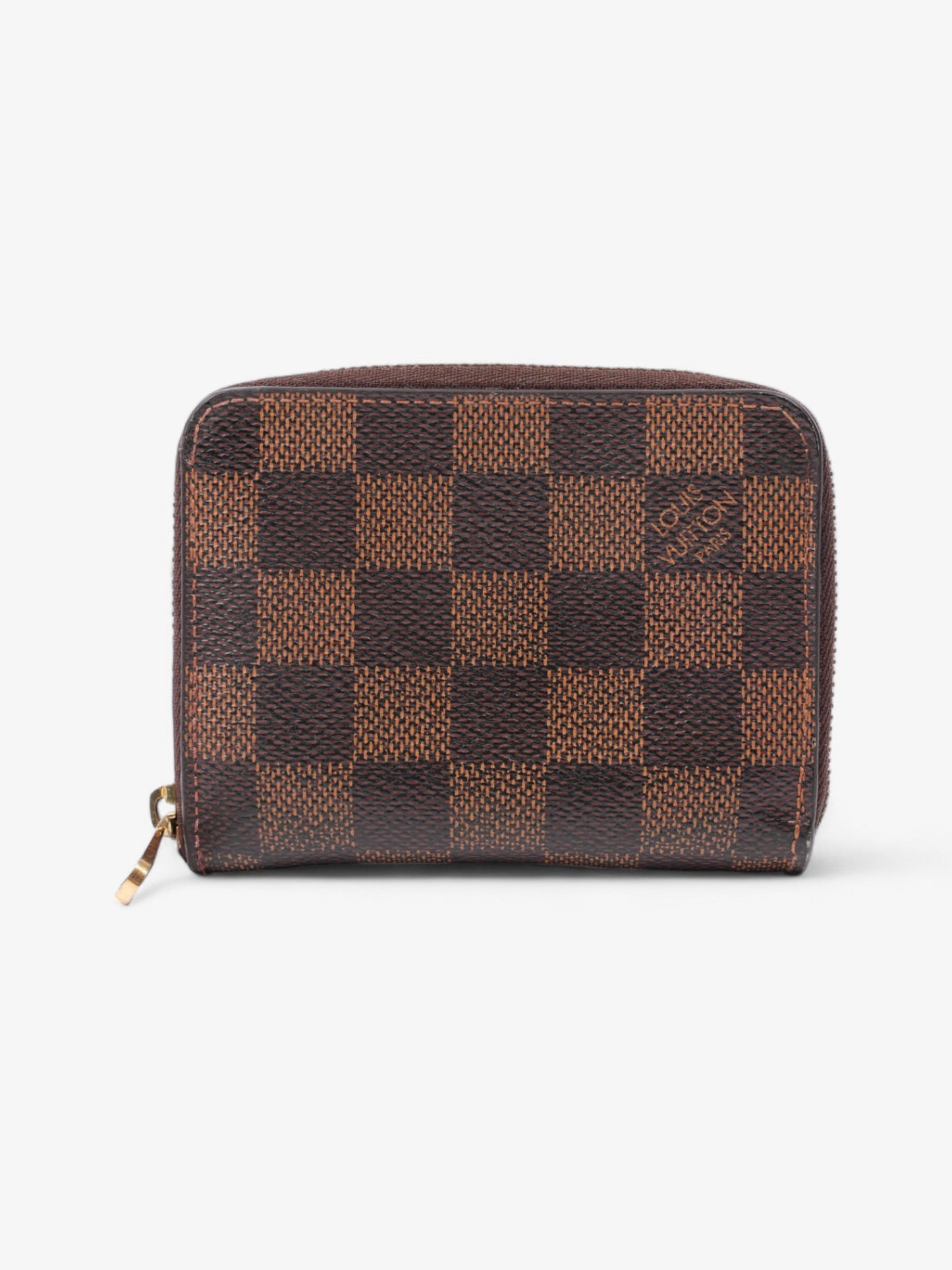 Louis Vuitton Zippy Wallet Damier Ebene Coated Canvas