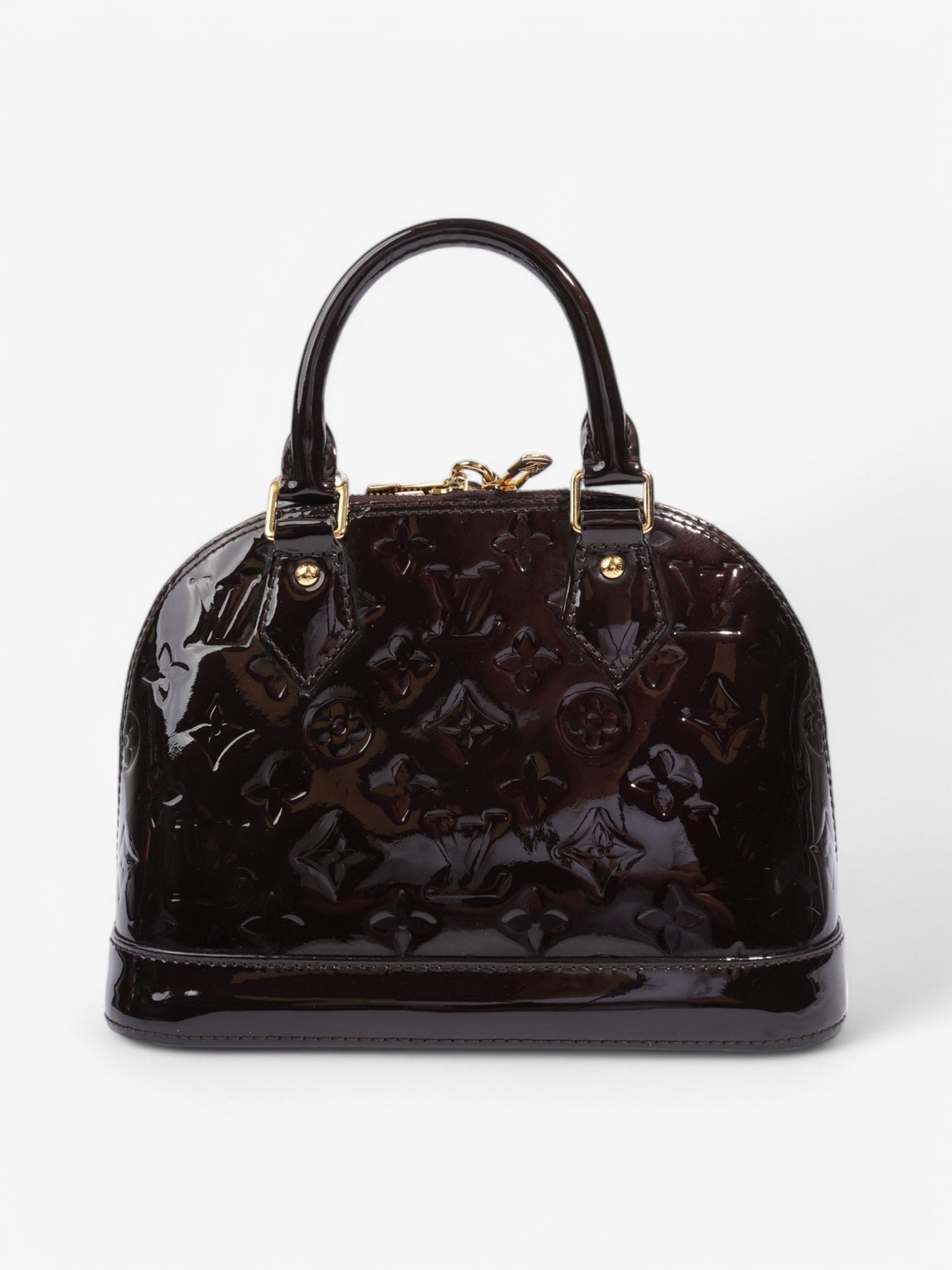 Louis Vuitton Alma Purple Vernis Leather BB