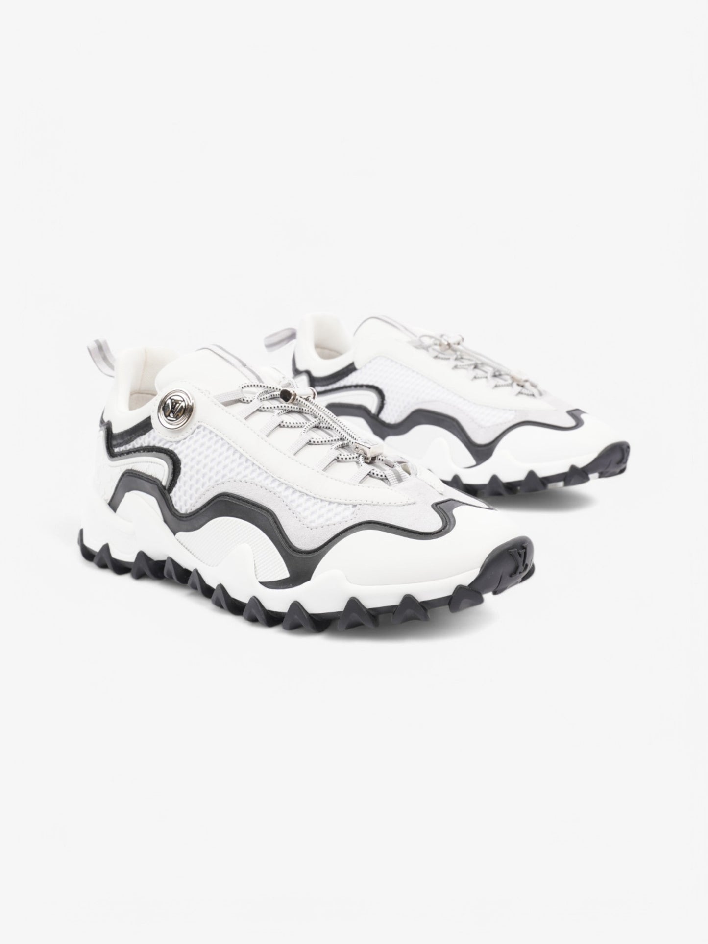 Louis Vuitton Rush Sneakers White / Black Mesh EU 38 UK 5