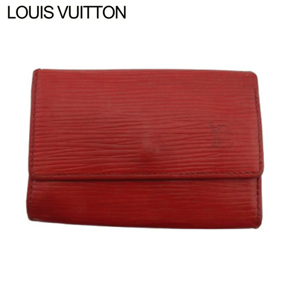 LOUIS VUITTON Key case Key holder  ï¼­63817 Red Multicles6