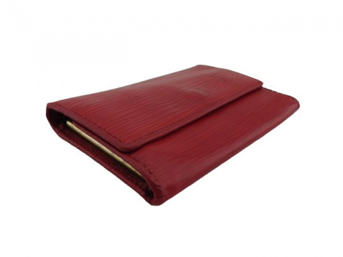 LOUIS VUITTON Key case Key holder  ï¼­63817 Red Multicles6