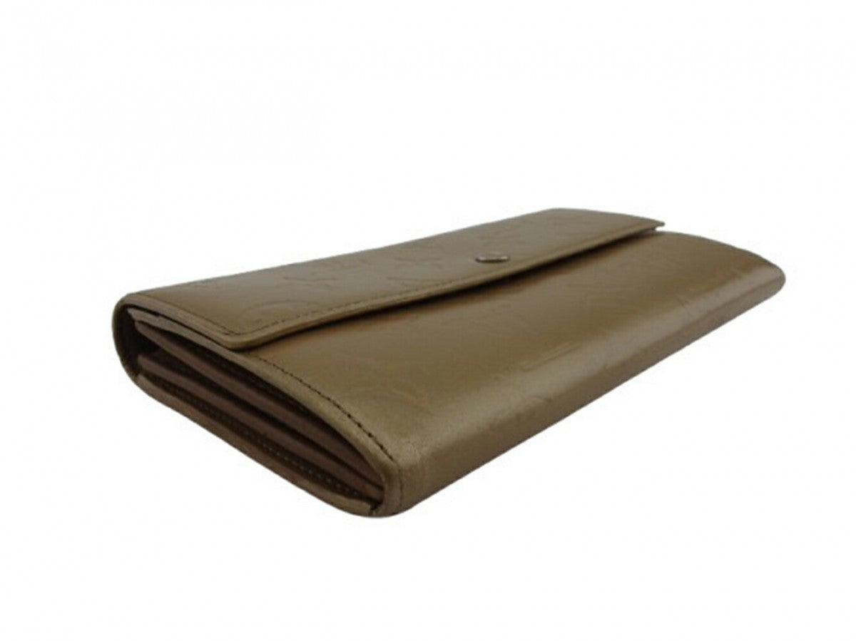 LOUIS VUITTON Long Wallet Purse Ambre (Beige) Pochette Porto MonÃÂ©credi