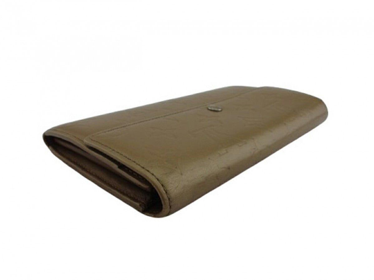 LOUIS VUITTON Long Wallet Purse Ambre (Beige) Pochette Porto MonÃÂ©credi