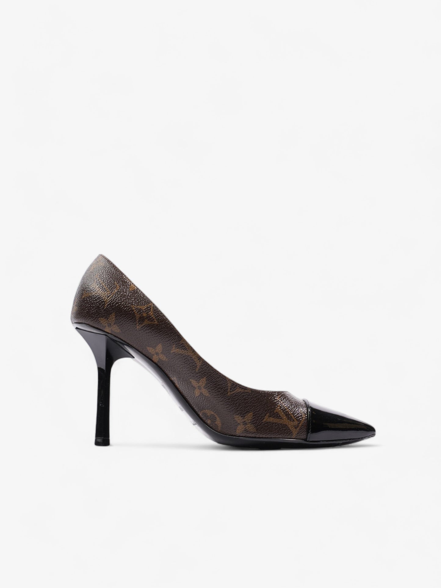 Louis Vuitton Monogram Fetish Heels 90 Brown Monogram / Black Leather EU 36.5 UK 3.5