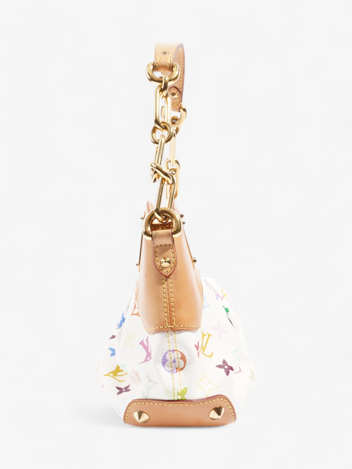 Louis Vuitton Takashi Murakami Judy White / Multicolour Coated Canvas PM