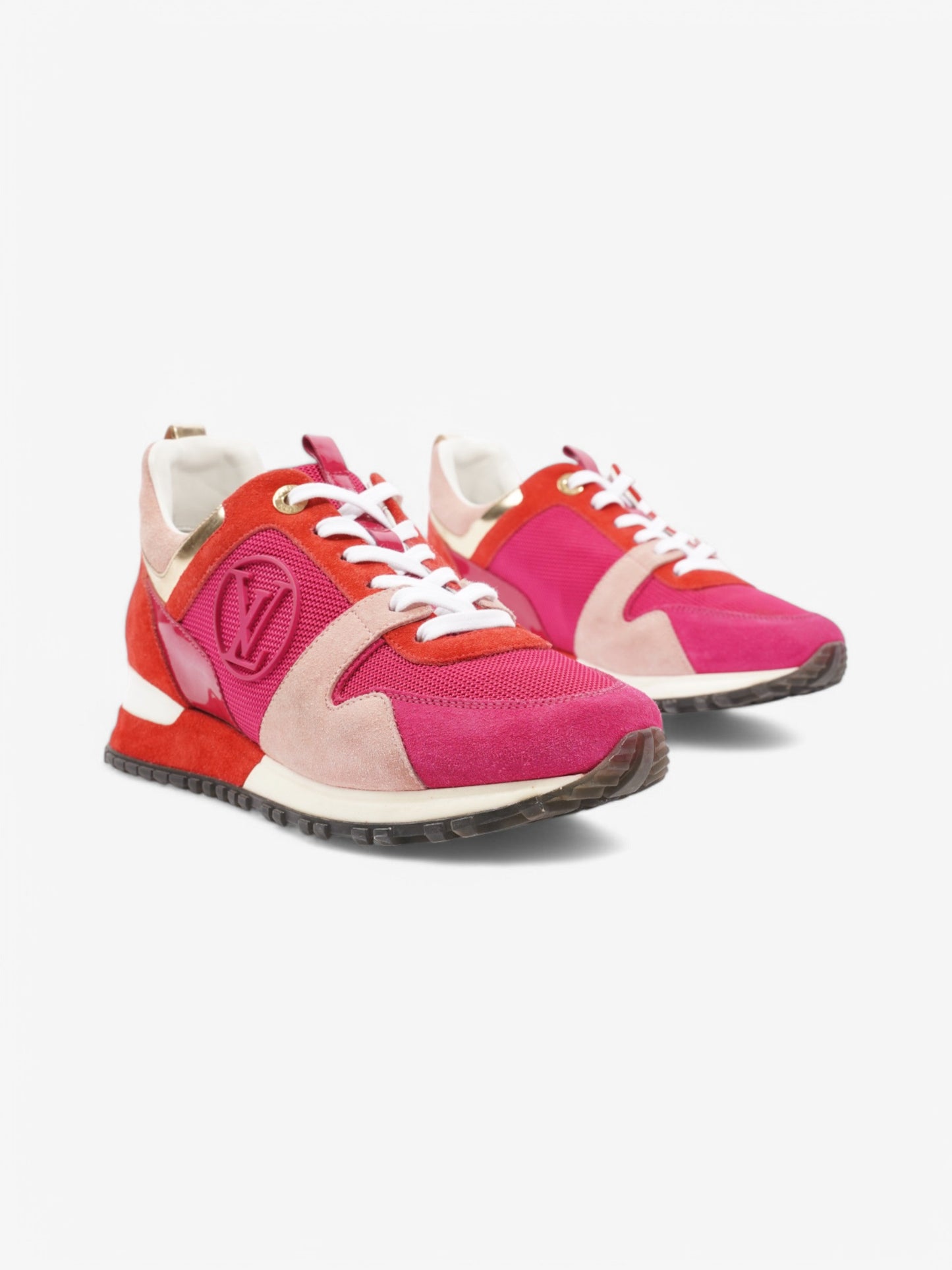 Louis Vuitton Run Away Pink / Red / White Mesh EU 37.5 UK 4.5
