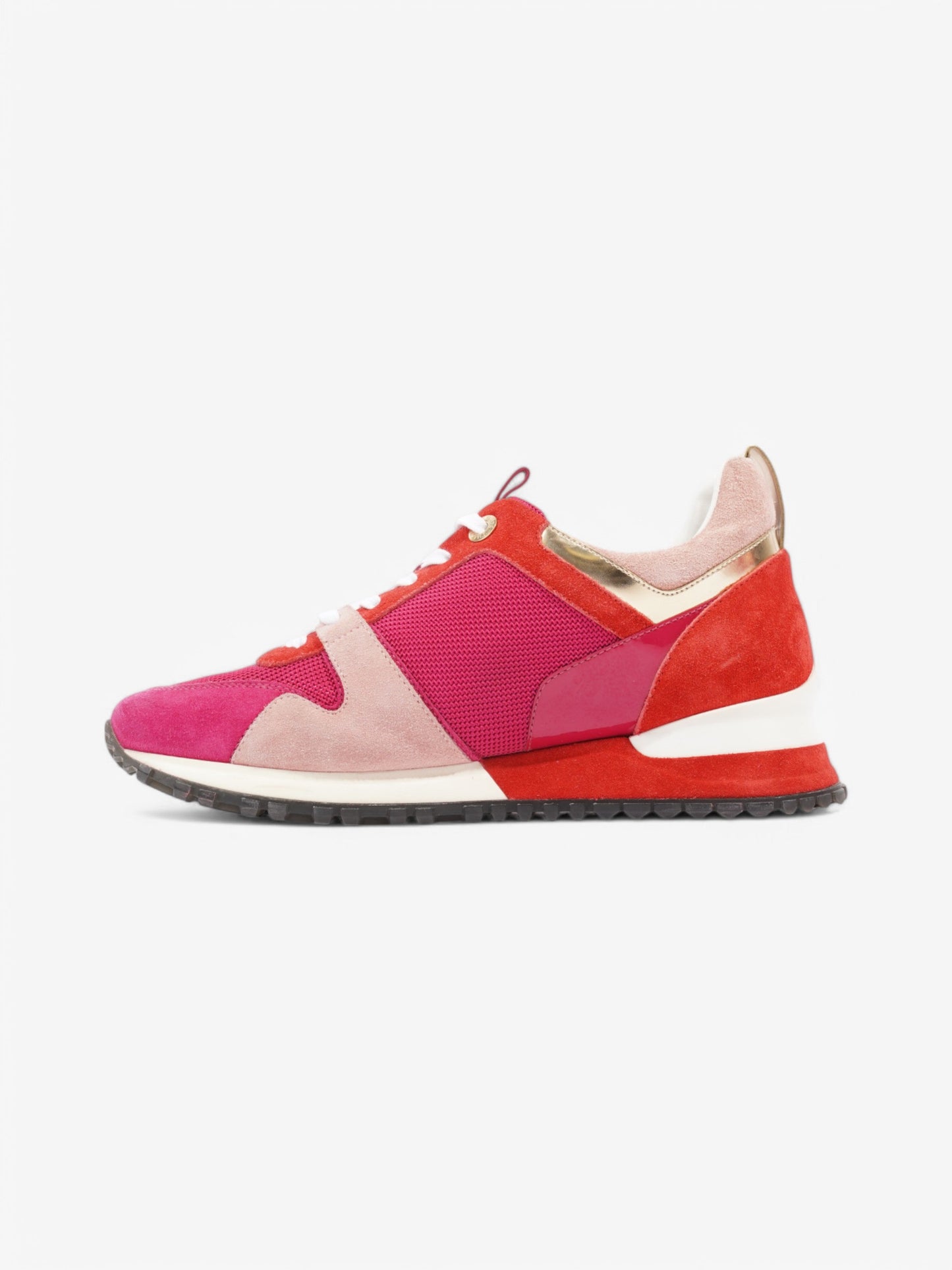 Louis Vuitton Run Away Pink / Red / White Mesh EU 37.5 UK 4.5