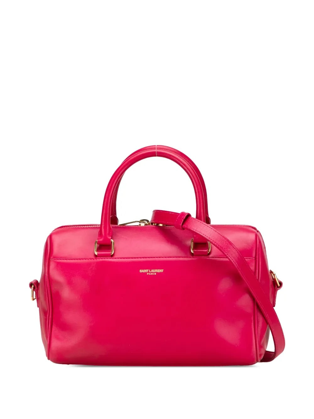 YSL BABY CALFSKIN LEATHER DUFFLE SHOULDER BAG