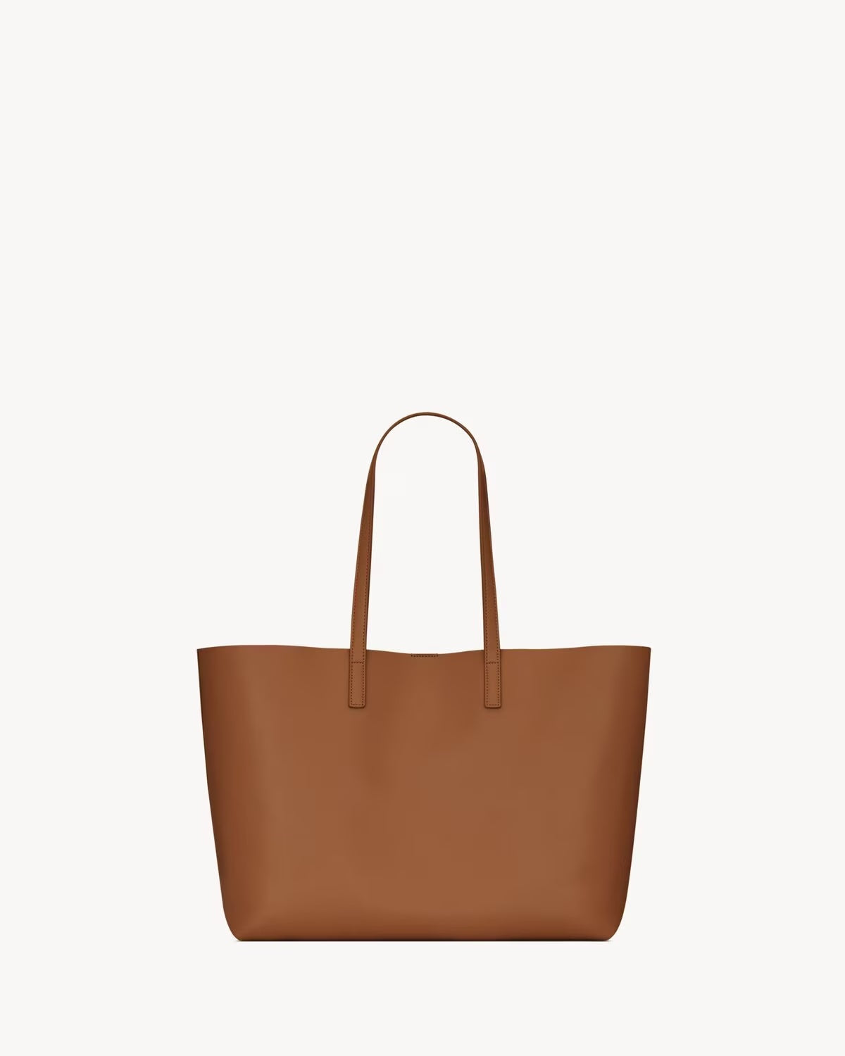 YSL CALFSKIN LEATHER LARGE SHOPPER TOTE BAG