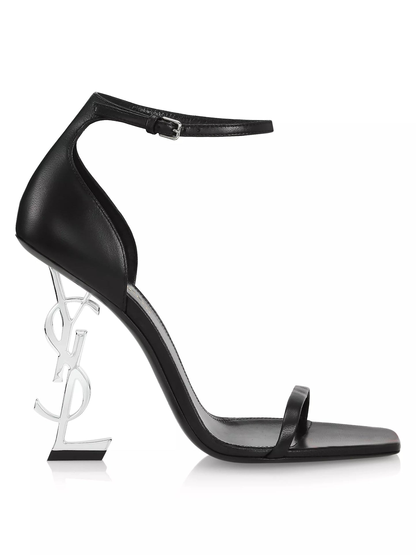 YSL CALFSKIN LEATHER OPYUM 110 SANDALS