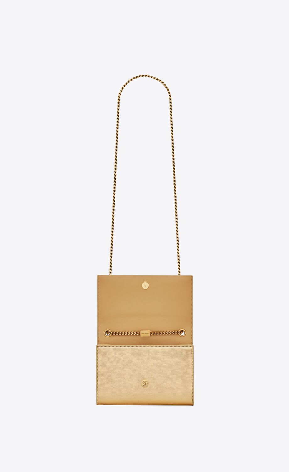 YSL CASSANDRE KATE TASSEL LEATHER WALLET ON A CHAIN
