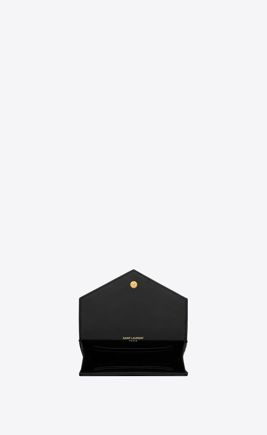 YSL CASSANDRE MATELASSÉ LAMBSKIN SMALL ENVELOPE WALLET